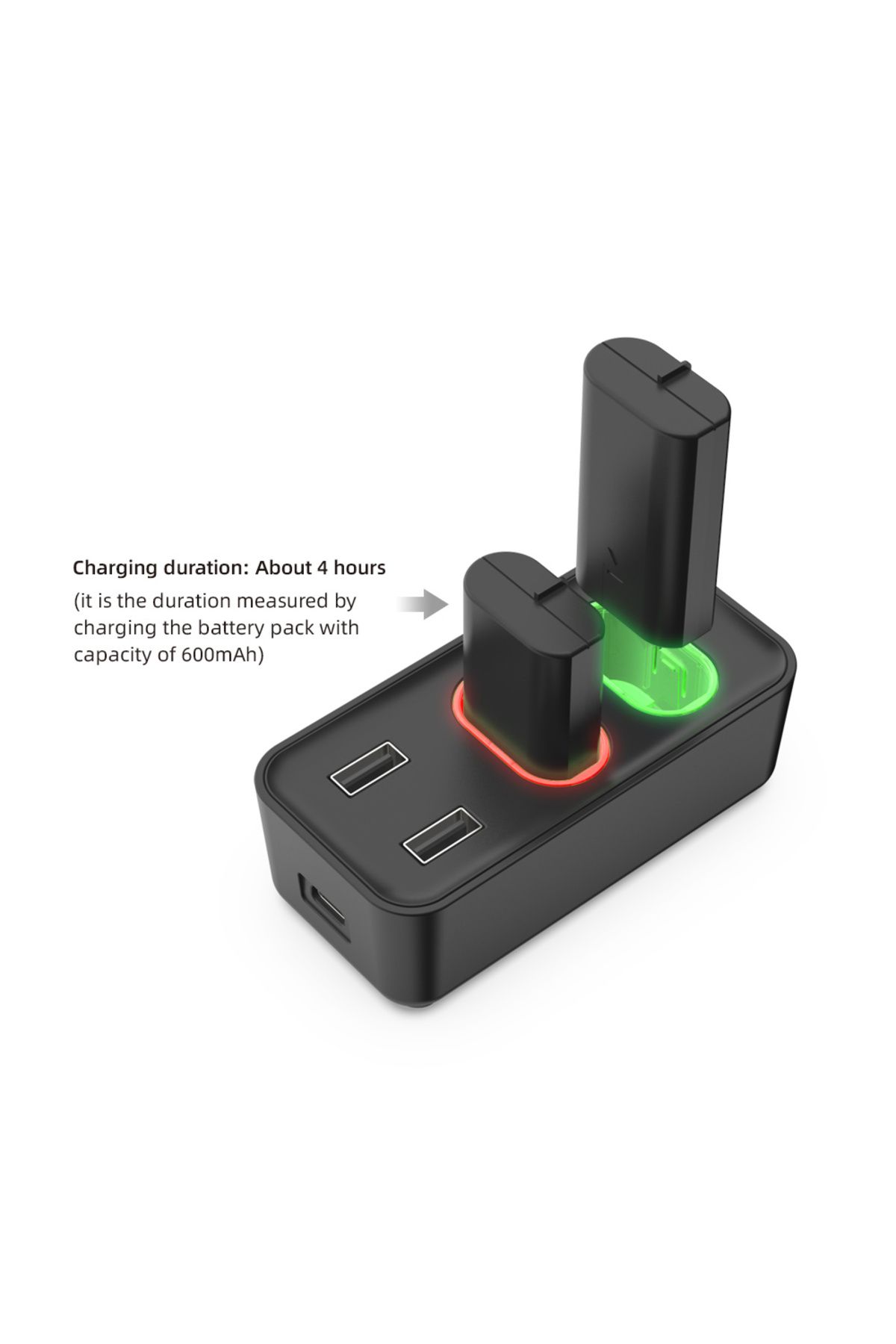 Dobe-Xbox Series Game Controller Joystick Battery Charging Station with USB Port 3