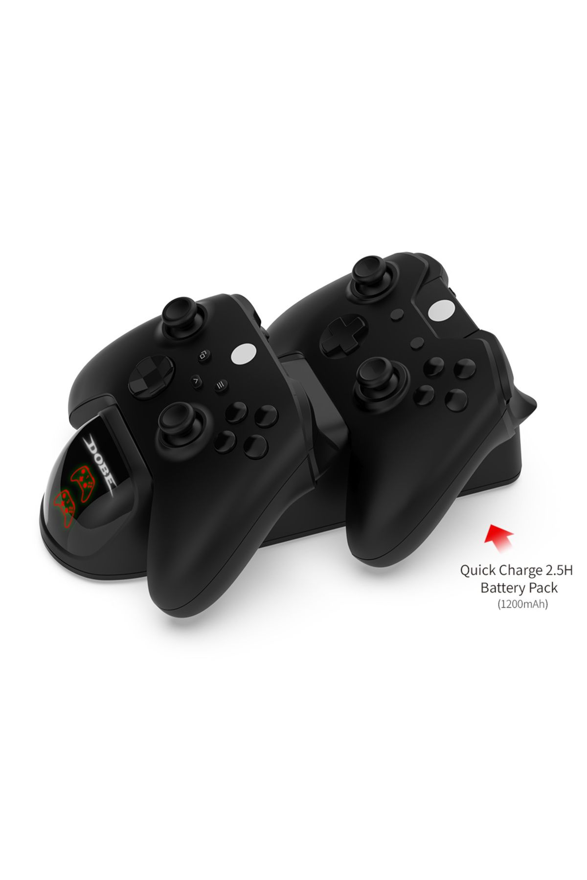 Dobe-Xbox One/series S/x Compatible Charging Station and Rechargeable Battery Set with LED Indicator 3