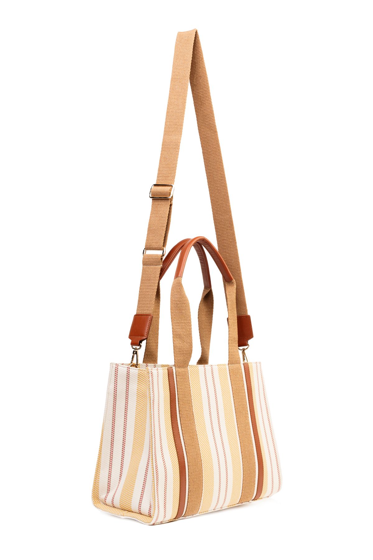 Striped cheap canvas handbags