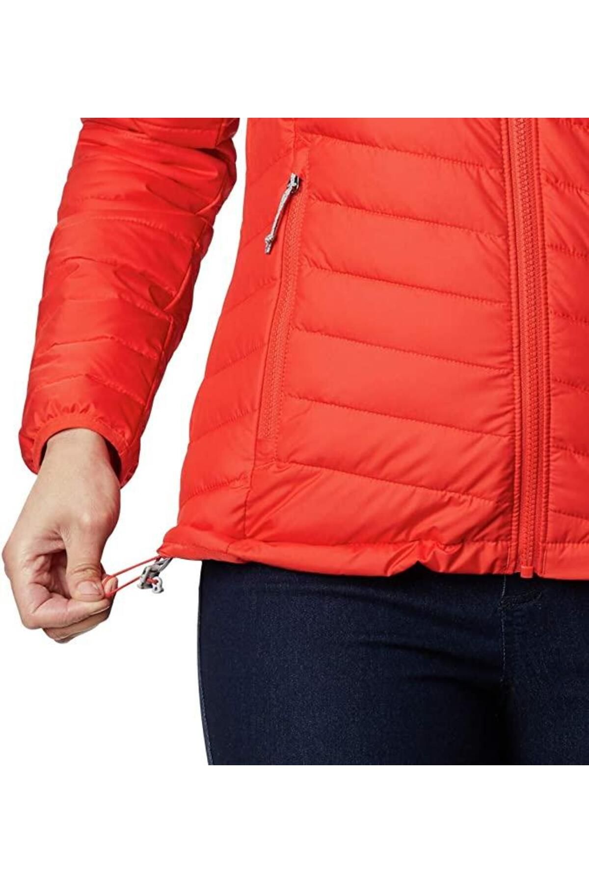 Womens powder lite hooded jacket sales