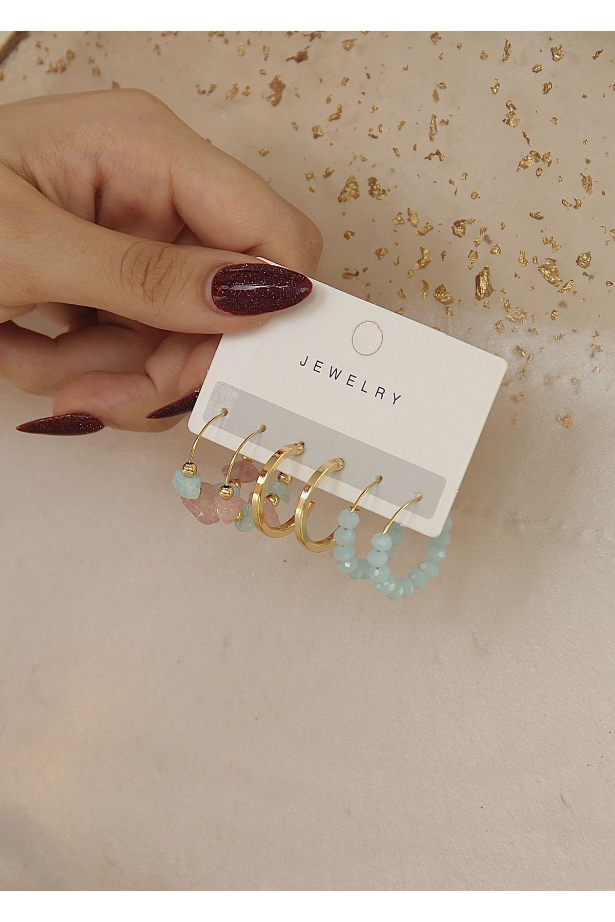 La hearts new arrivals earrings