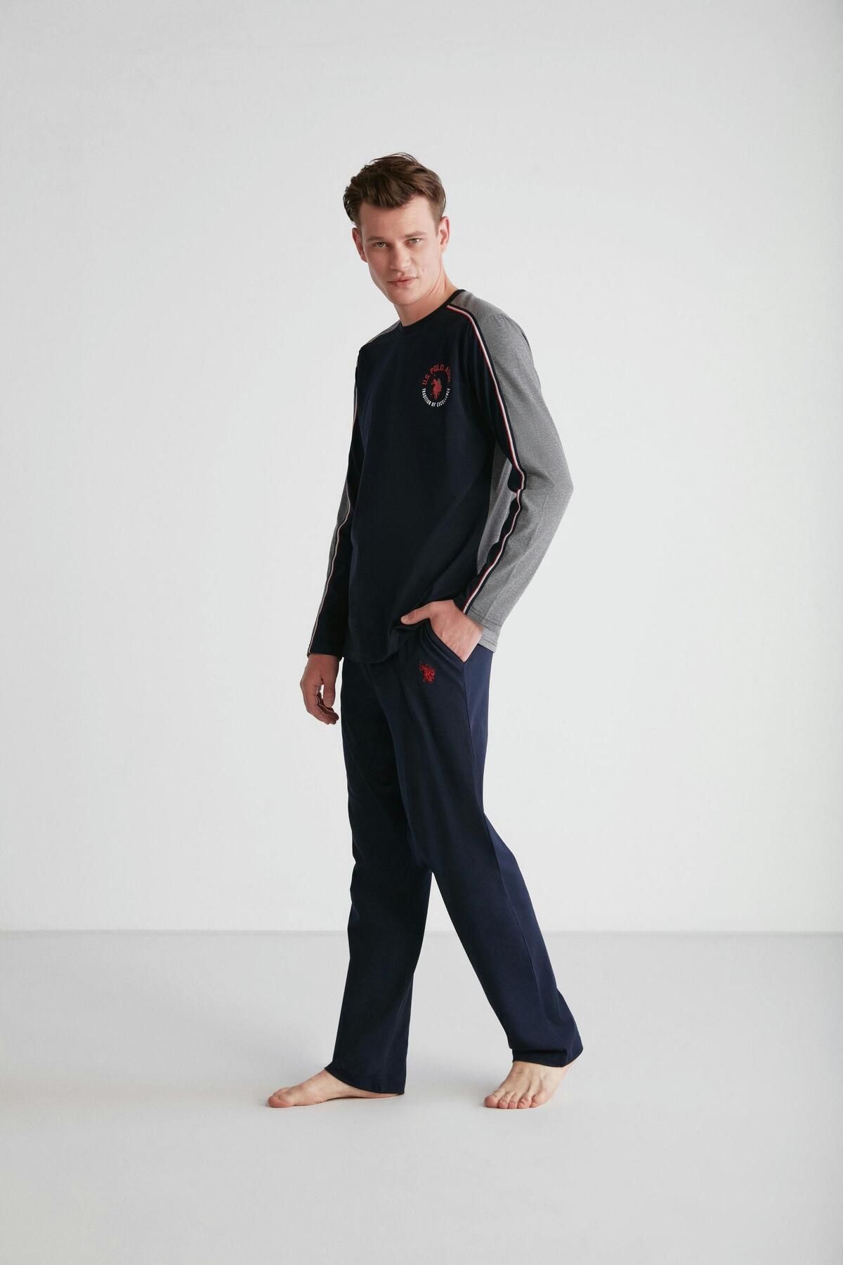 Black polo pajamas deals