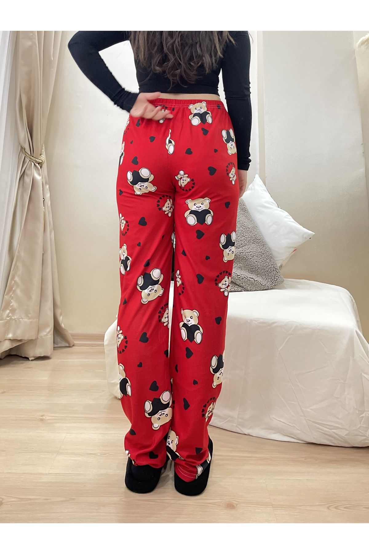 Red teddy nightwear clearance