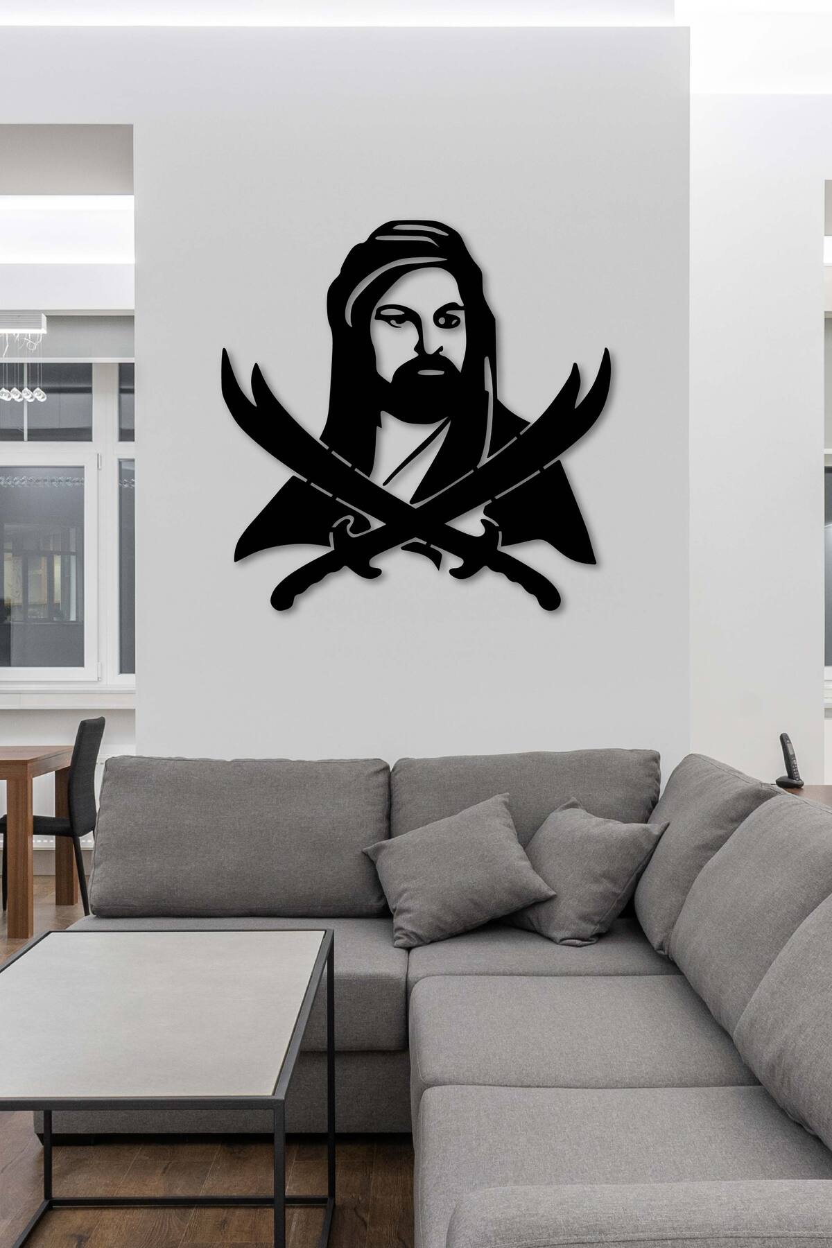 Hz Ali Table Metal Wall Decor Islamic Wall Ornament Decorative Religious Wall Table Picture