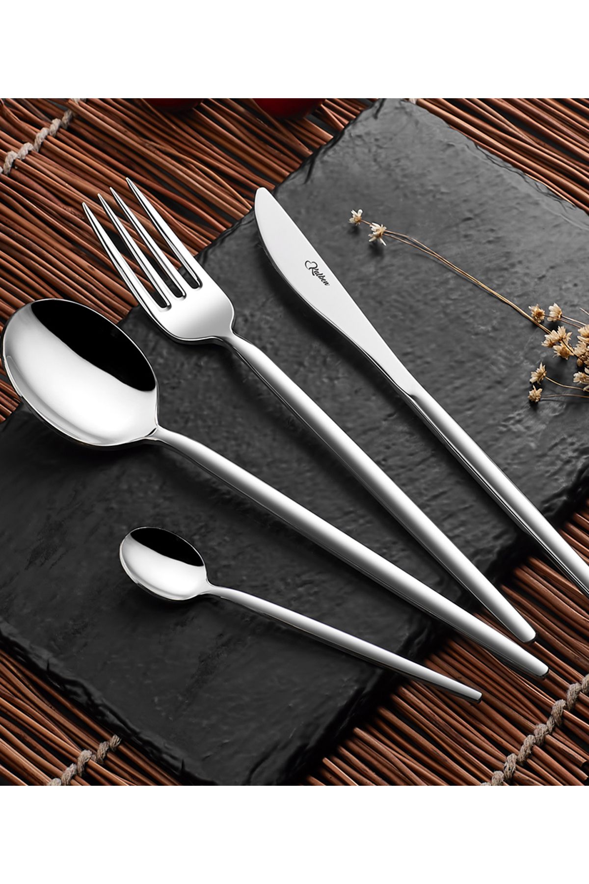 kalben Amore Classic 7 Piece Single Fork Spoon Knife Set