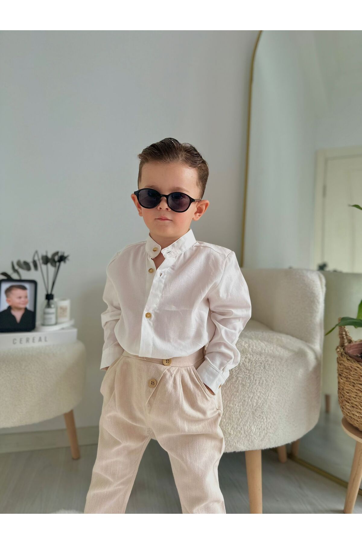 favorimkids Hakim yaka Takım ALT ÜST 2 Lİ Takım (%100 pamuk ) fotoğrafı 6 (önizleme)