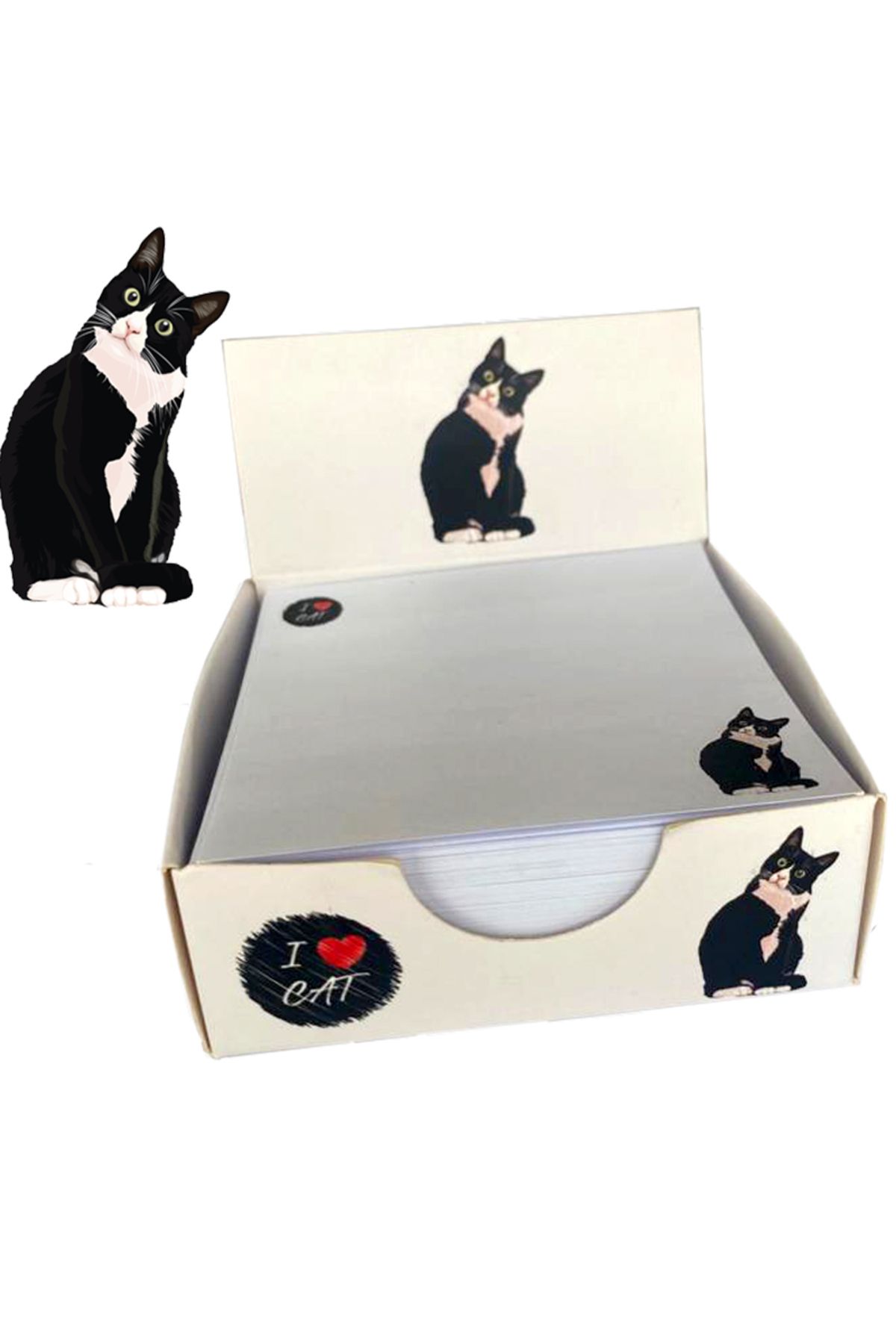 Dikkat Ajans-love cat cube note 1