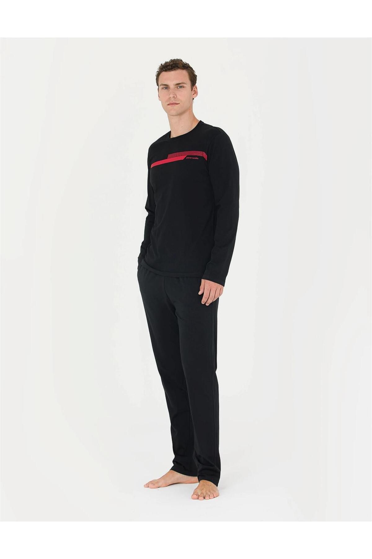 ست پیژامه چند رنگ مردانه لباس خواب CARDIN 6036 Pierre Cardin
