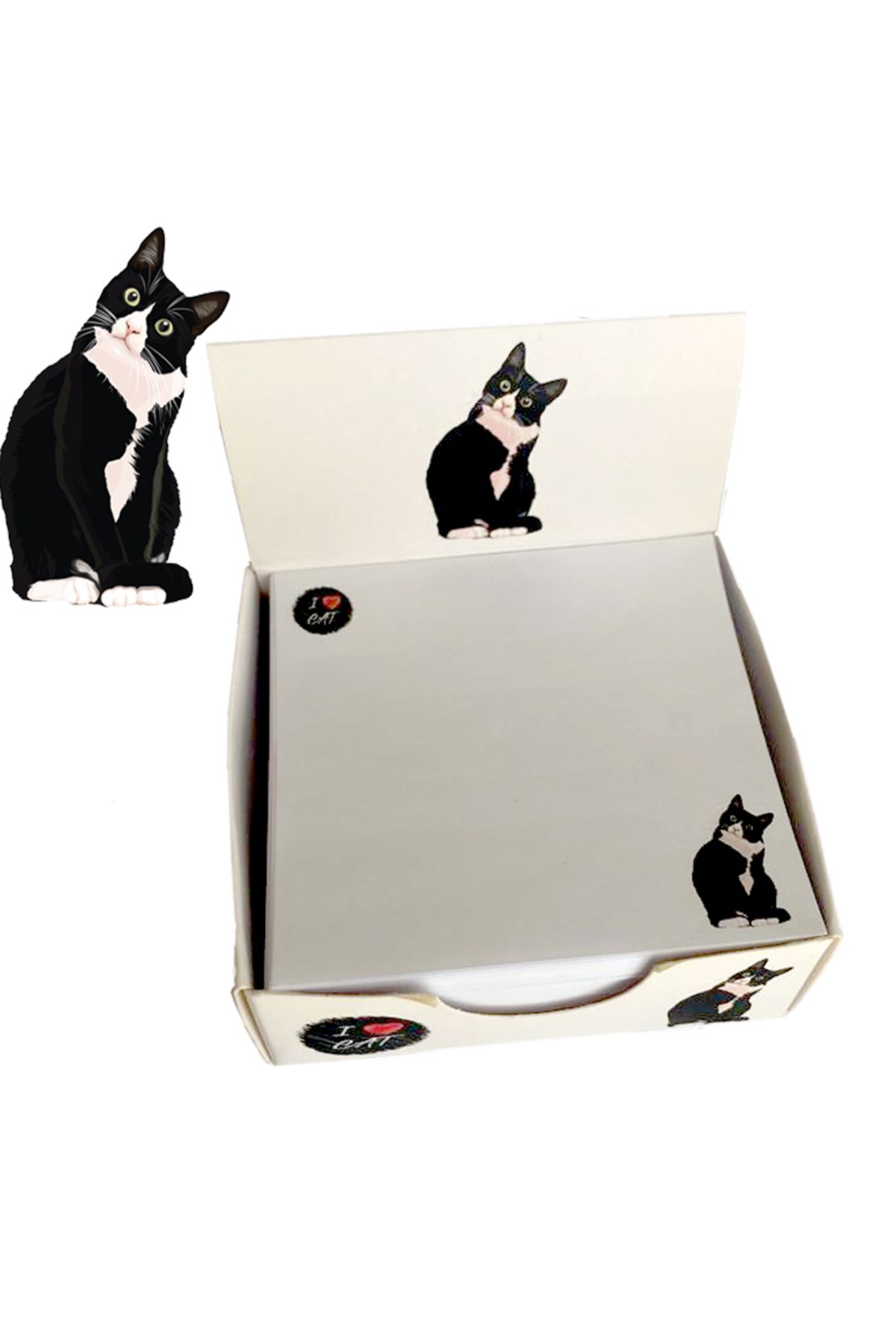 Dikkat Ajans-love cat cube note 2