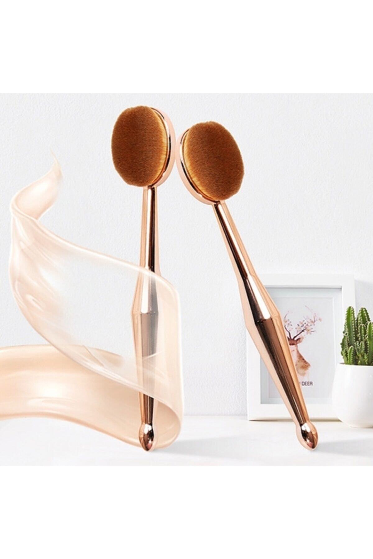 Ezere Gold Fondöten Fırçası Bb Krem ??krem ??fırçası Rose Gold — 33732