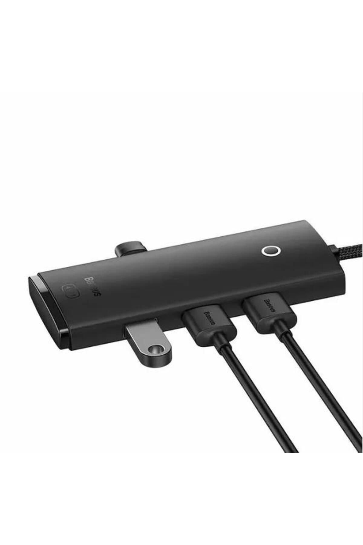0.25cm 5gbps Veri Aktarım 4 Portlu Type-c To Usb 3.0 Dönüştürücü Çevirici Hub Tak Çalıştır - 1