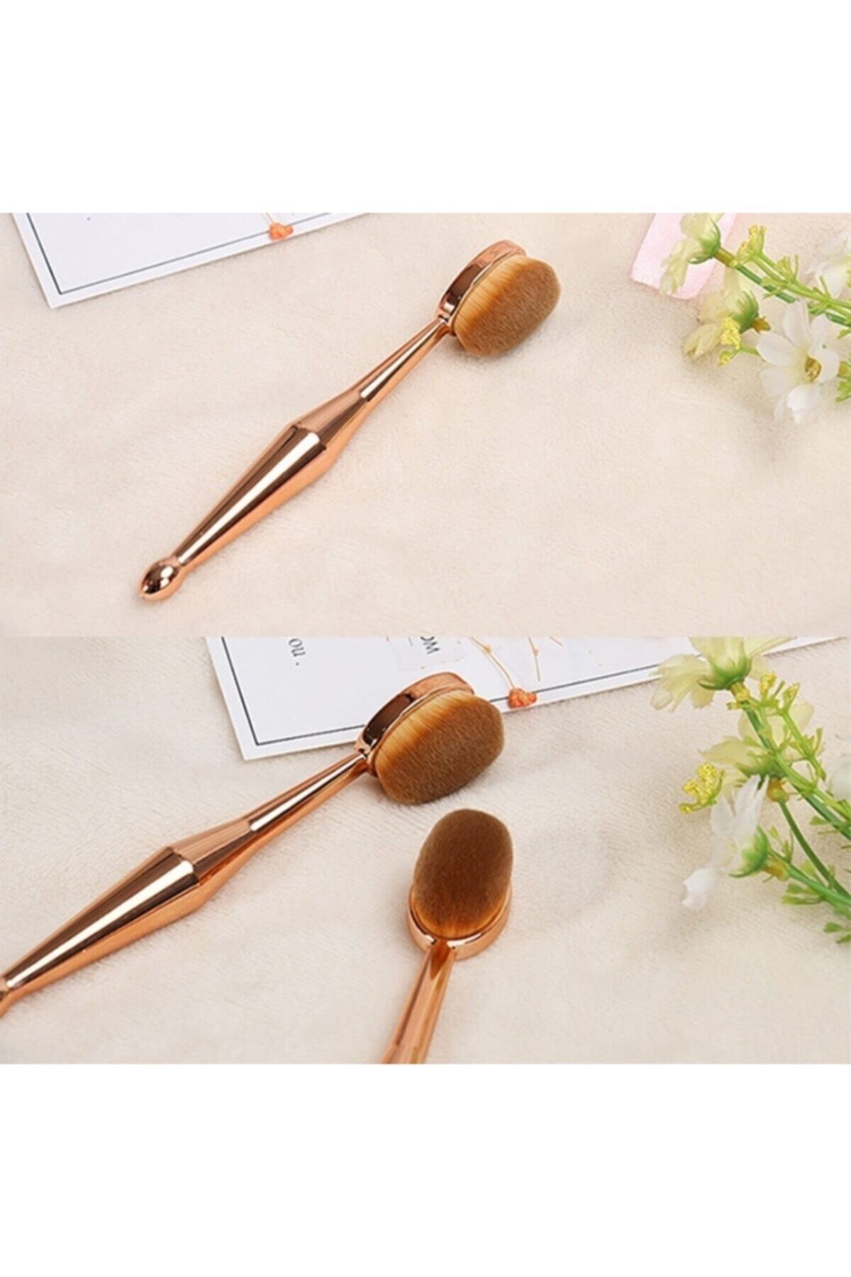 Ezere Gold Fondöten Fırçası Bb Krem ??krem ??fırçası Rose Gold — 33732 — تصویر 8 از 8