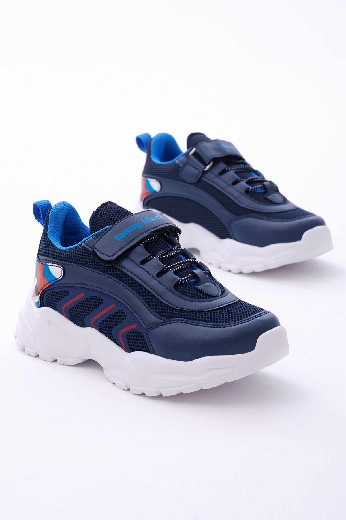 Tonny Black Children s Unisex Navy Blue Red Comfortable Rubber