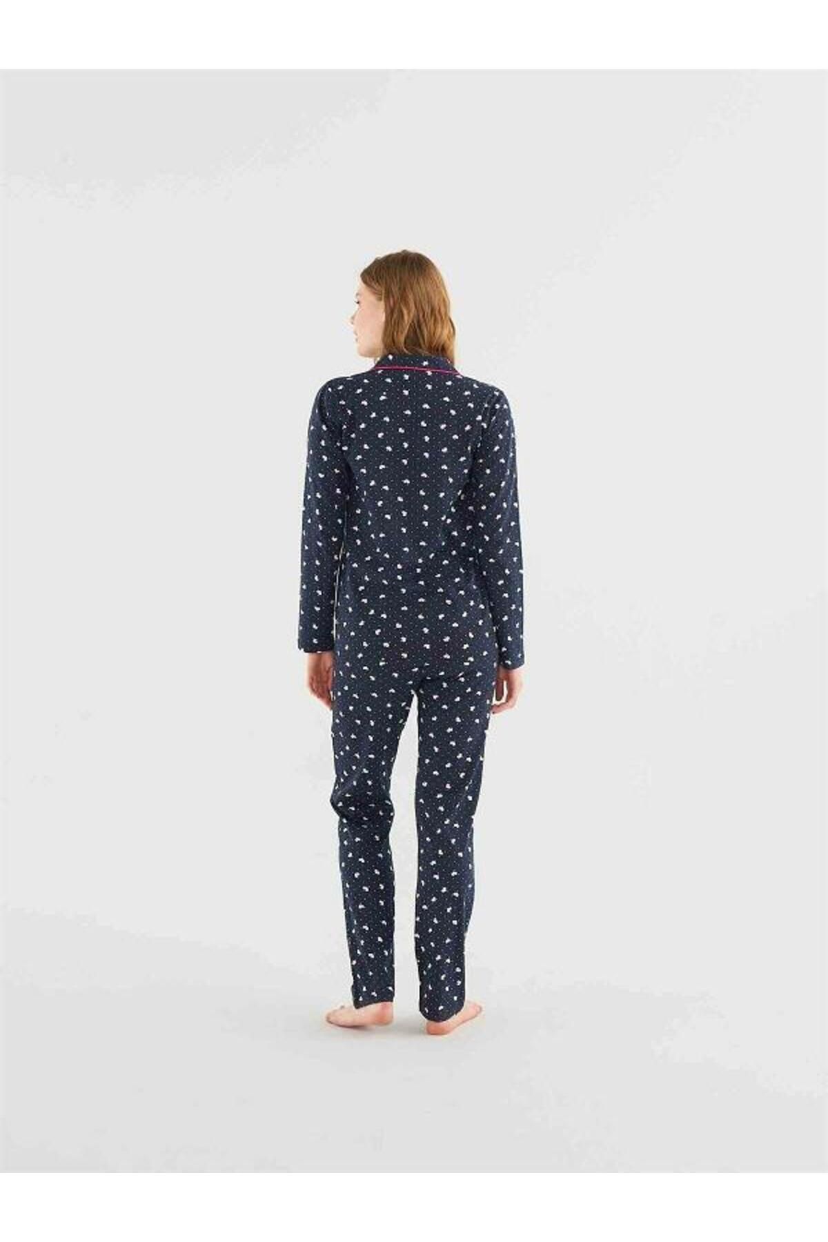 MOD-3790 Pyjama Set with BUTTON FRONT 2