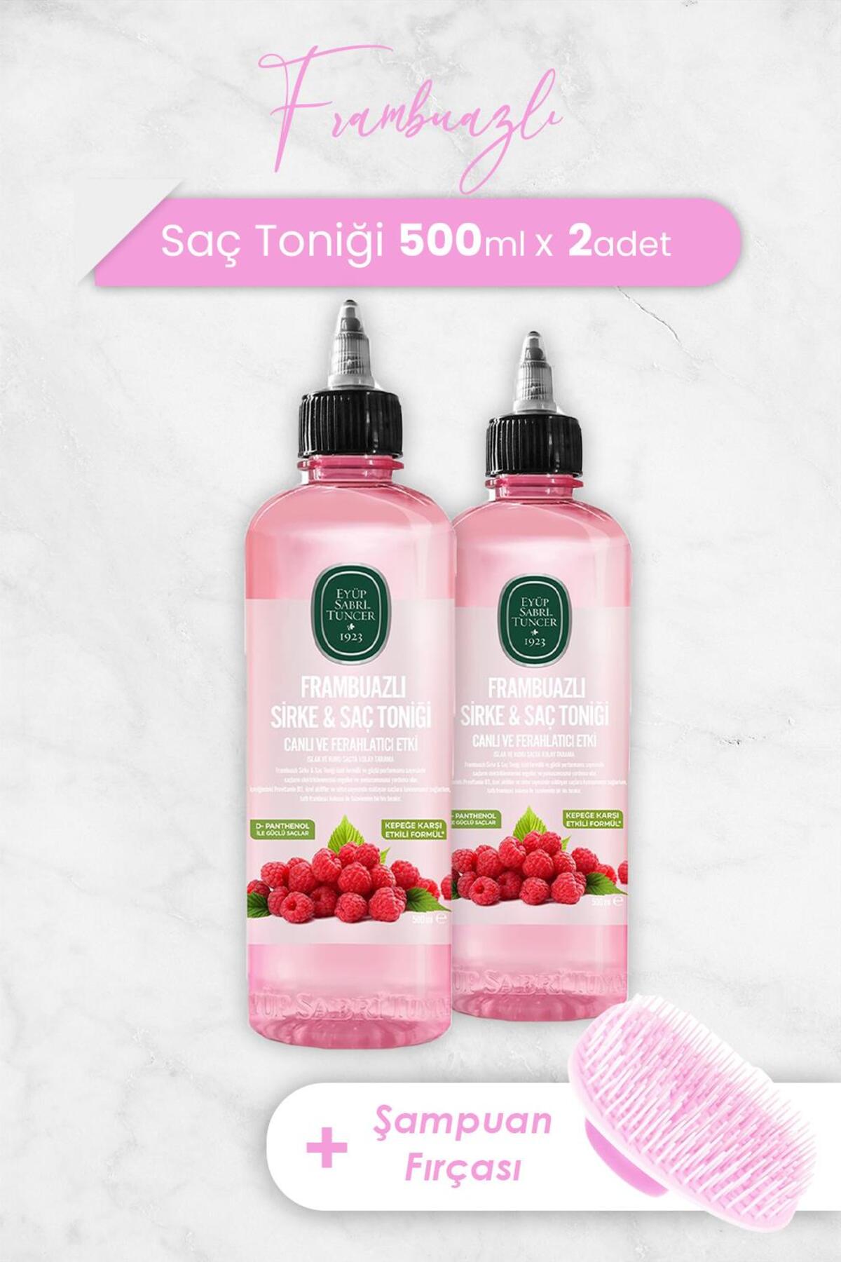 Frambuazlı Saç Toniği 500 ml X 2 Adet Ve Şampuan Fırçası — dvc-5014391