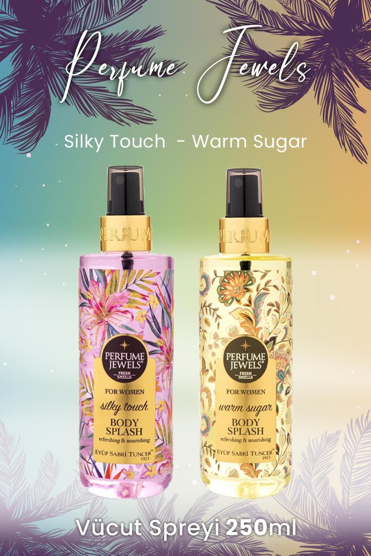 Pj Body Splash Silky Touch 250 ml و Warm Sugar 250 ml Eyüp Sabri Tuncer