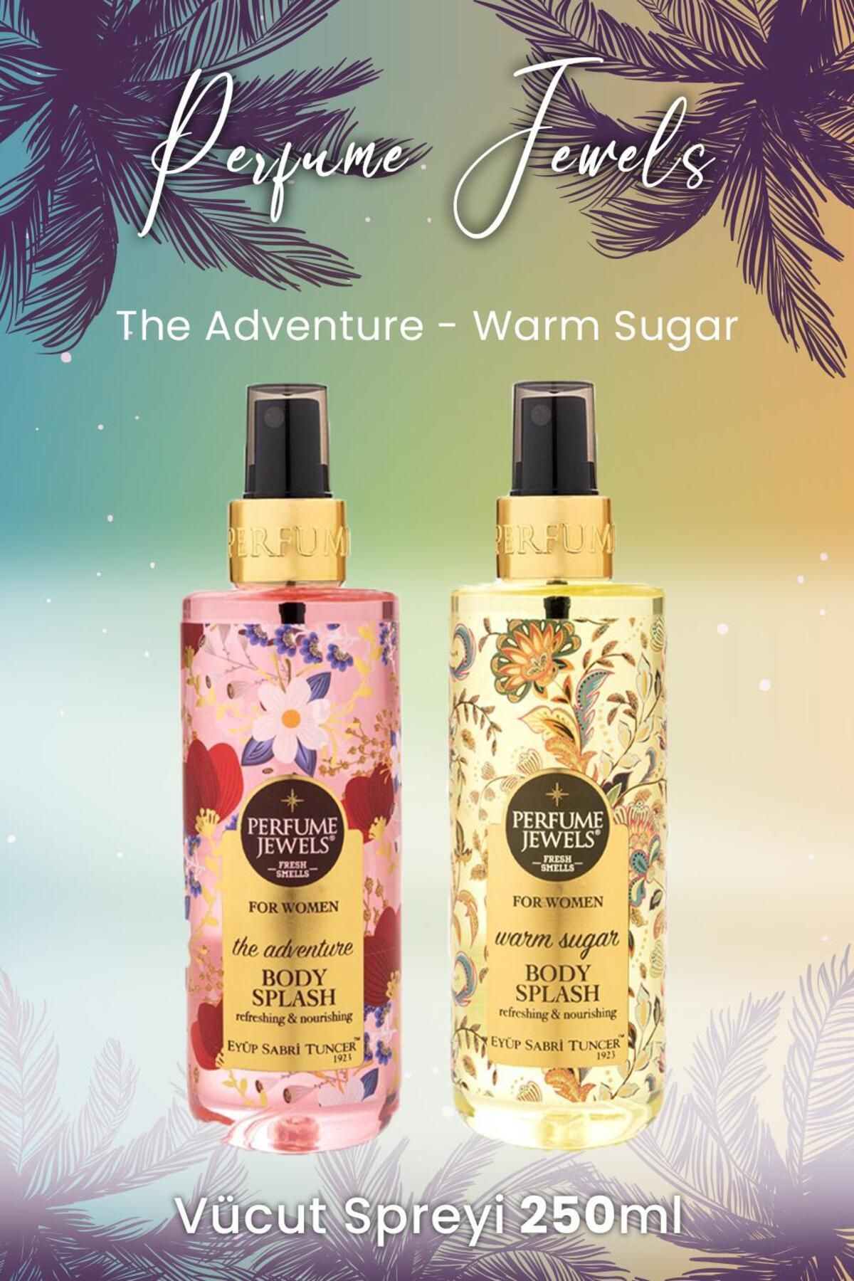 Body Splash The Adventure 250 ml و Warm Sugar 250 ml Eyüp Sabri Tuncer