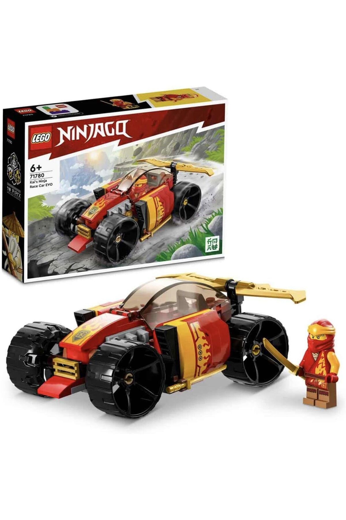 LEGO ® NINJAGO® Kai’nin Ninja Yarış Arabası EVO 71780 - 6 Yaş ve Üzeri için Yapım Seti (94 Parça)