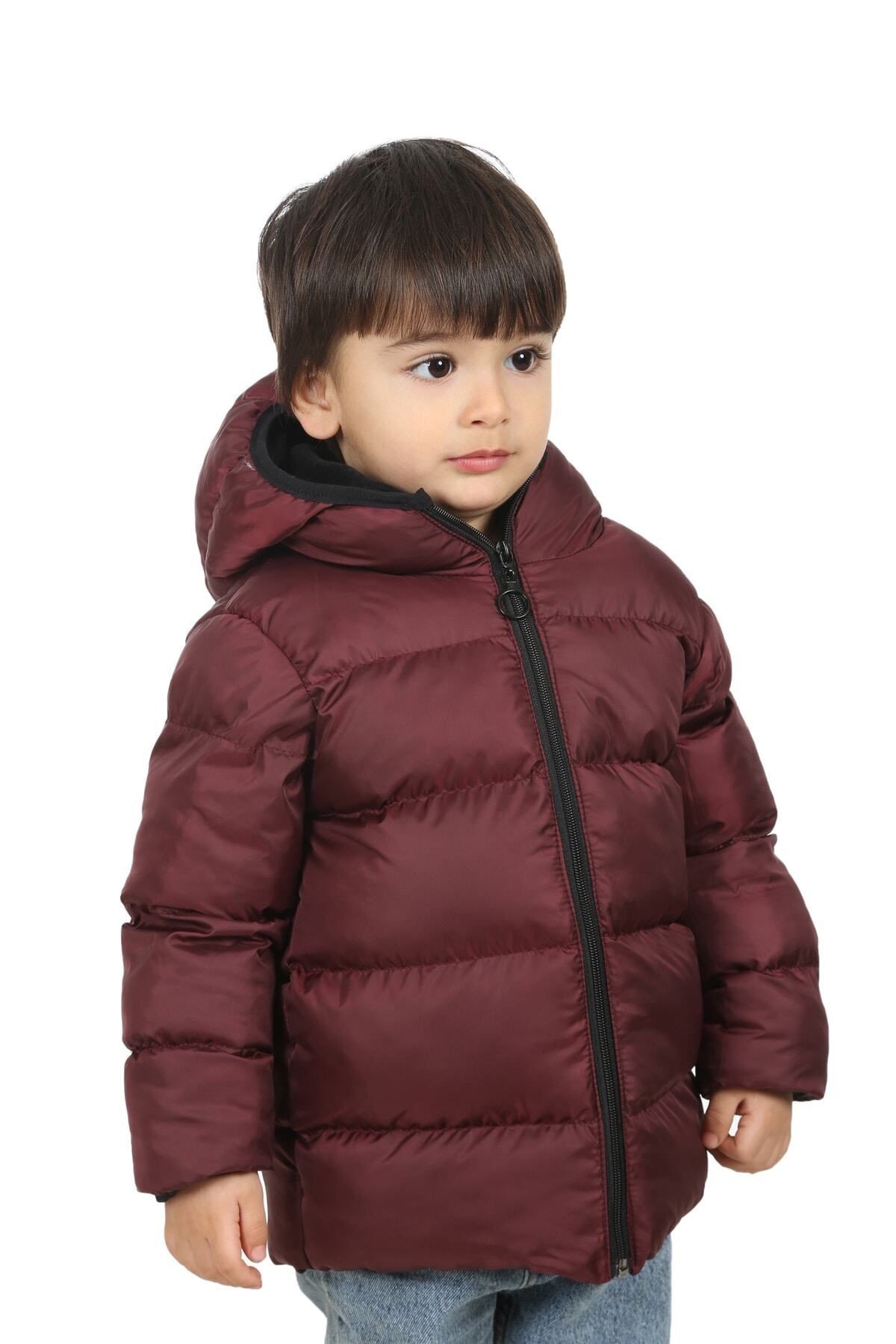 Boys burgundy jacket top