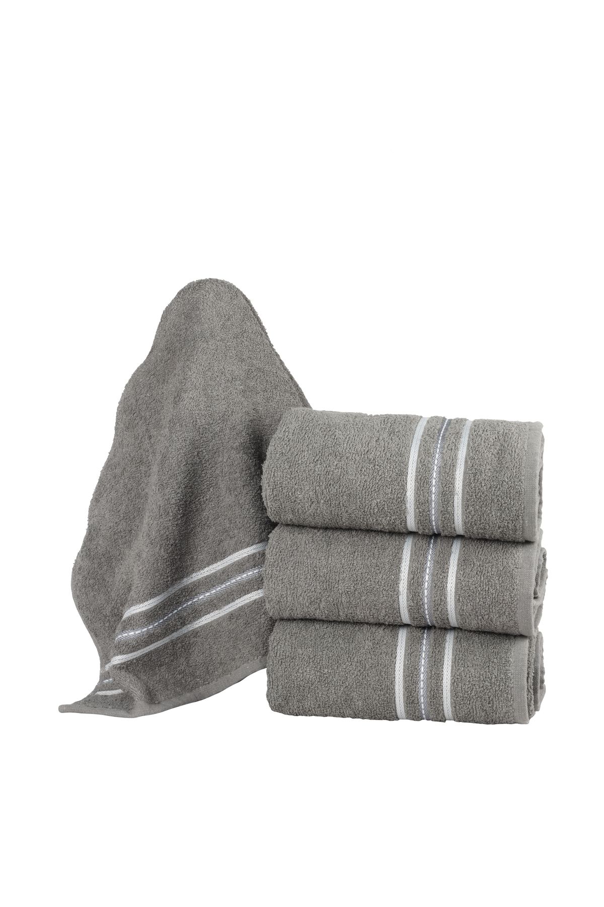 Gray and teal towels 2025