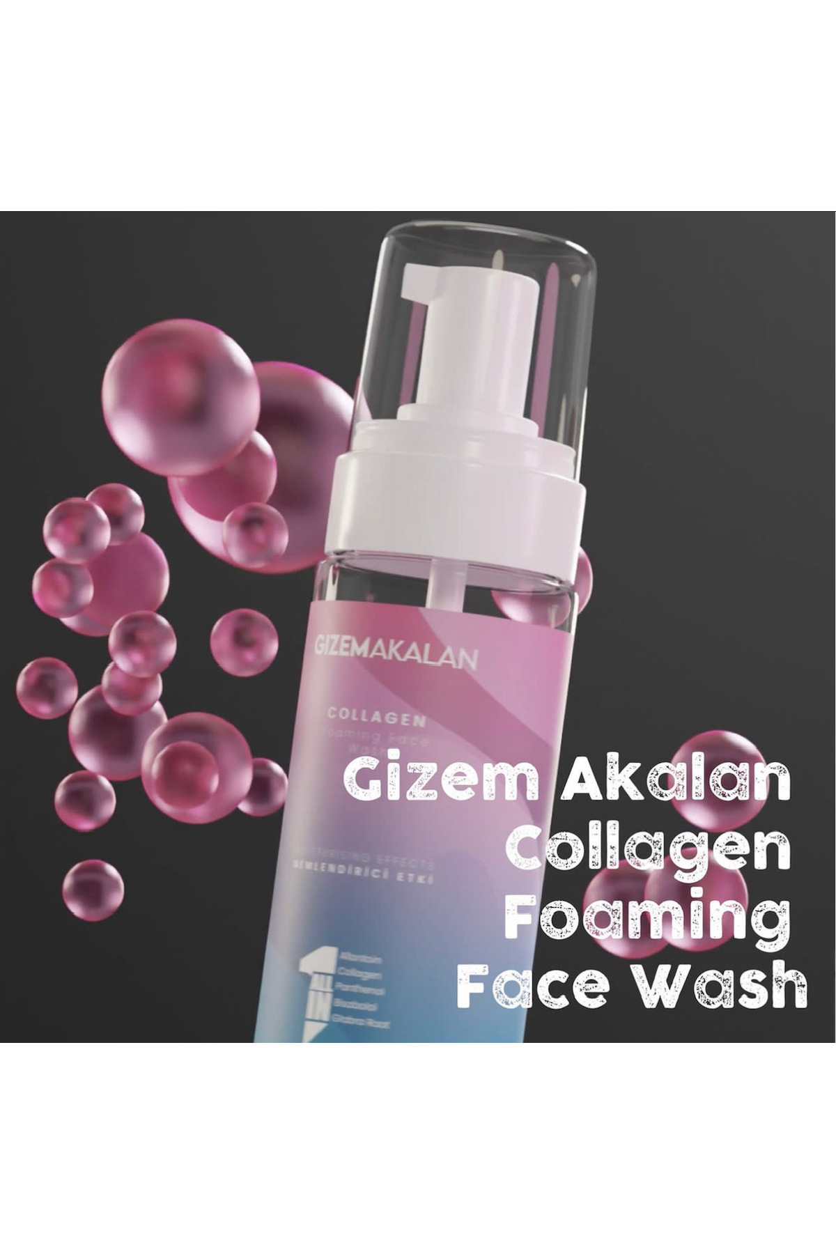 Collagen Temizleme Köpüğü 5 Etki Arındırıcı Onarıcı Nemlendirme Kolajen Aydınlatma Etkili 150 ml — GİZEMAKALANPUREBUBBLES001 — تصویر 6 از 9