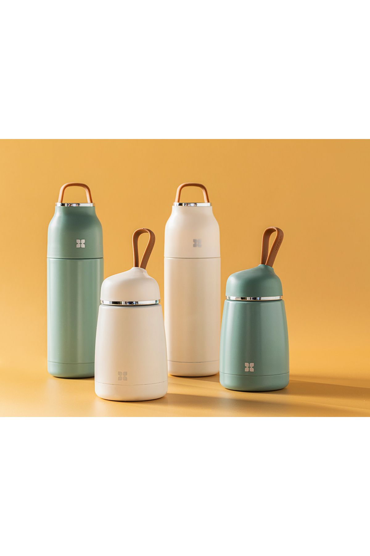 فلاسک نود Commer Thermos 350 میل استیل ضد زنگ Domino English Home