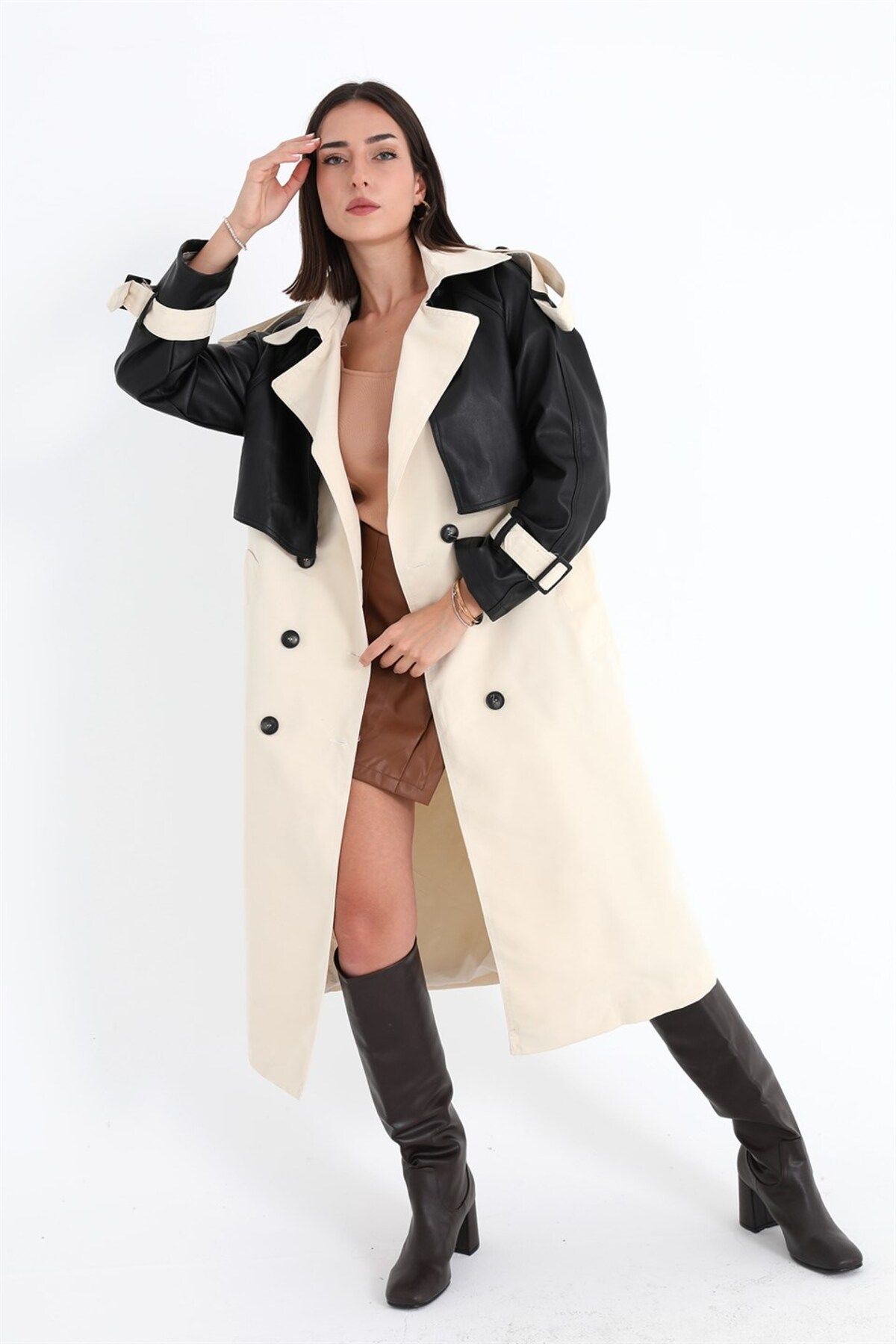 Madame Rosalia Trench Coat Beige Regular fit