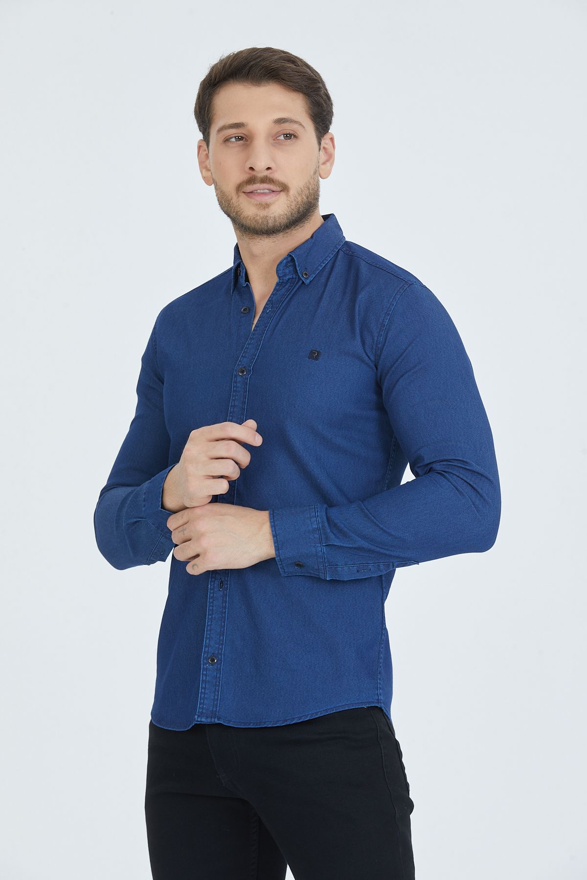 Redline Men s New Season Cotton Slim Fit Washed Colored Denim