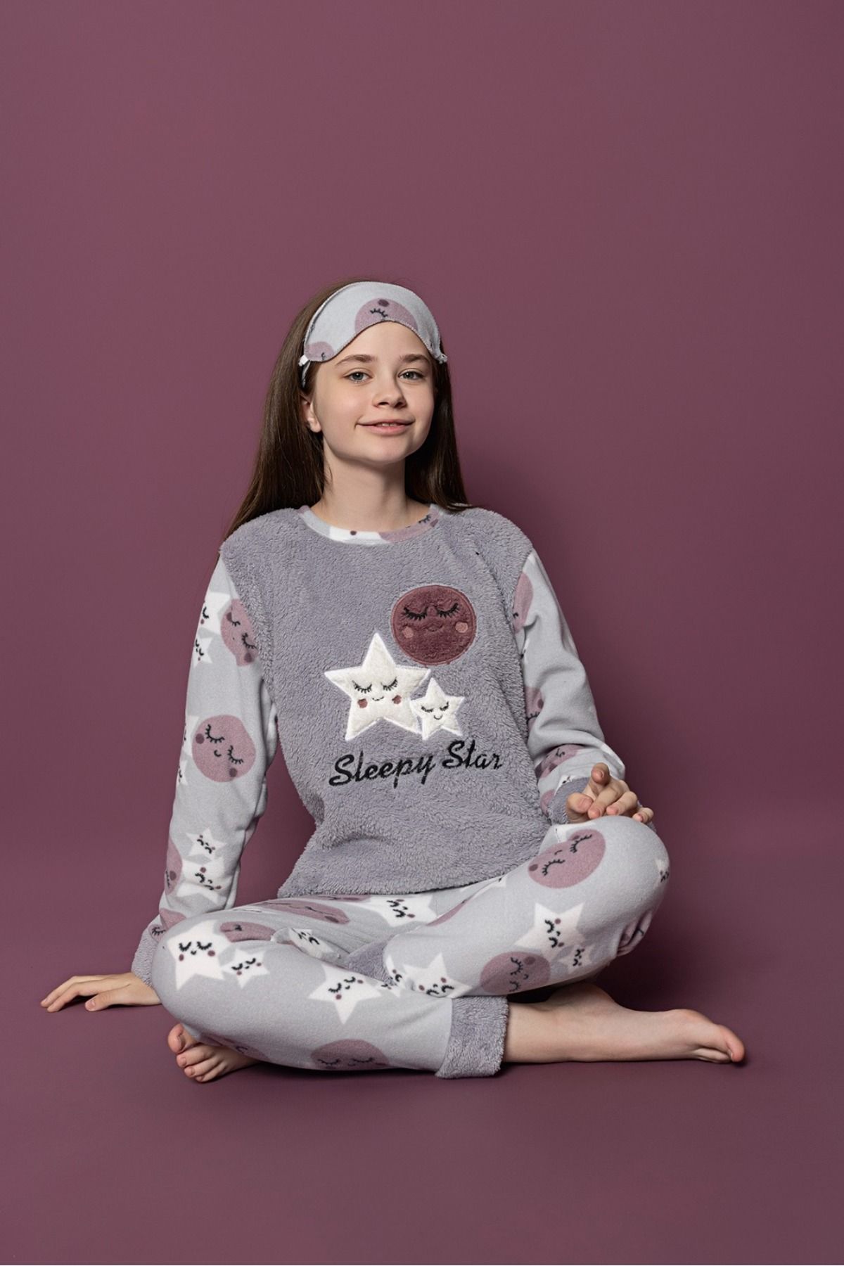Asel-Set de pijamale din lână pentru copii 1