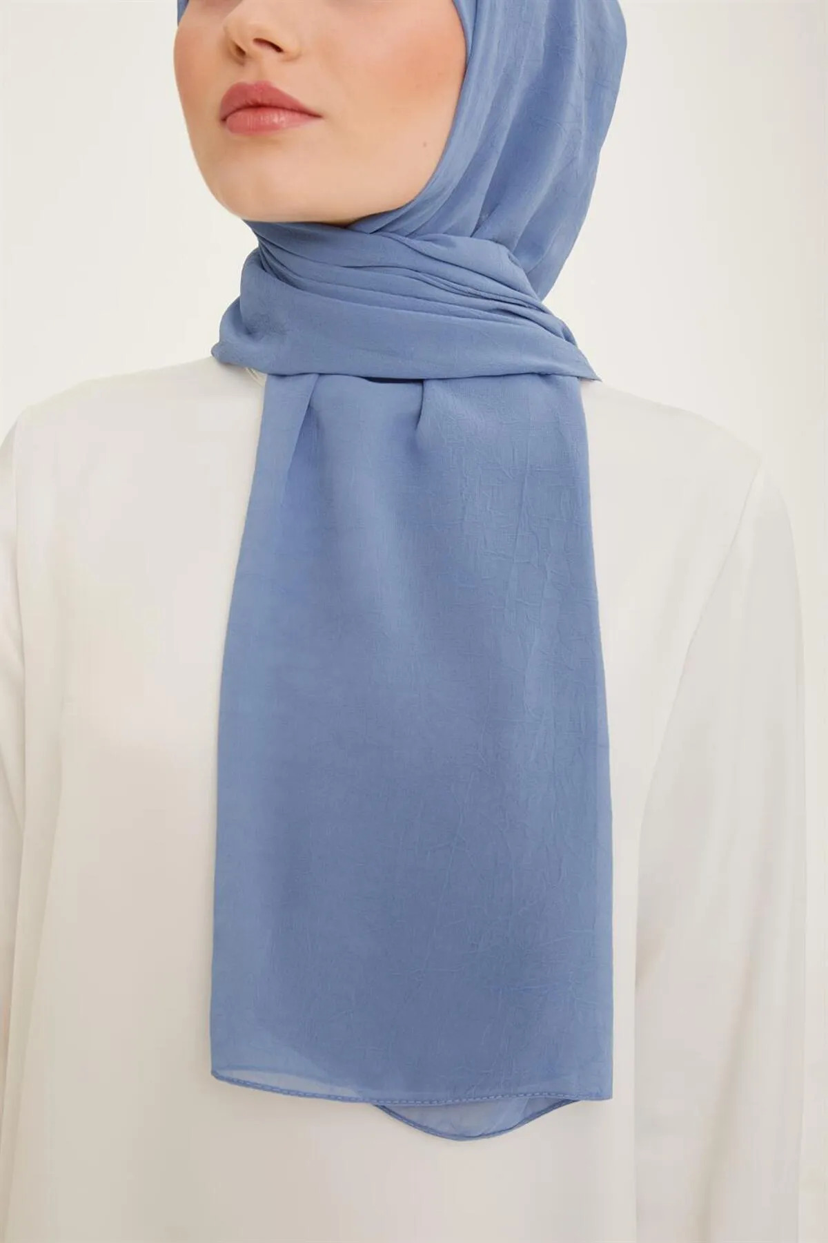 شال زنانه قهوه ای آرمینه | S00OA0444314 اورجینال - تصویر 5