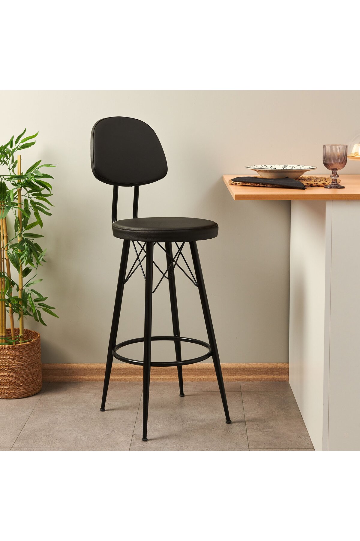 Just Home Luca Metal Bar Taburesi Siyah Fiyatı, Yorumları Trendyol