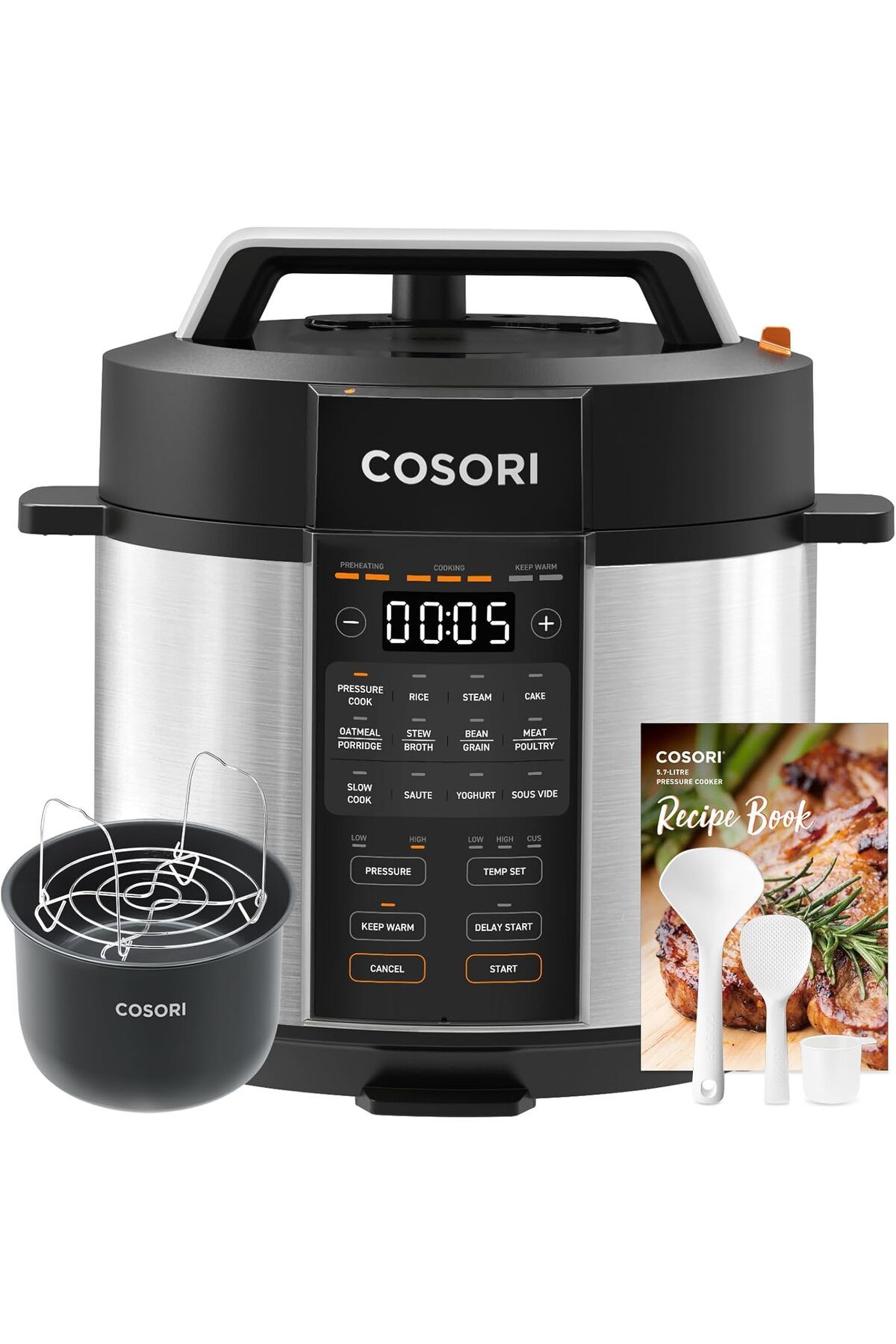 Cosori electric pressure cooker outlet