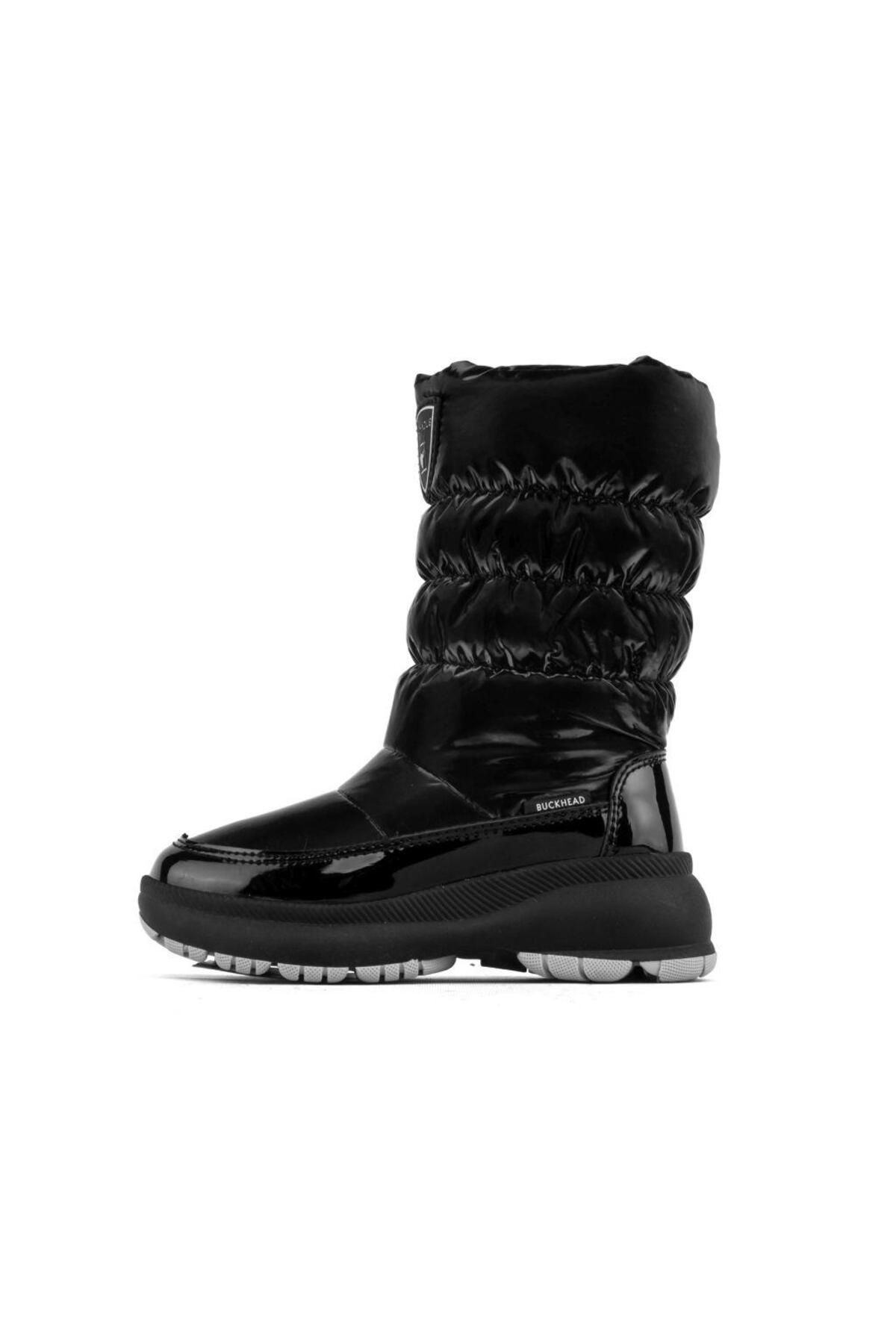 BUCK1103-Black CHARM SHINY WINTER چکمه های بچه گانه زمستانی BUCKHEAD