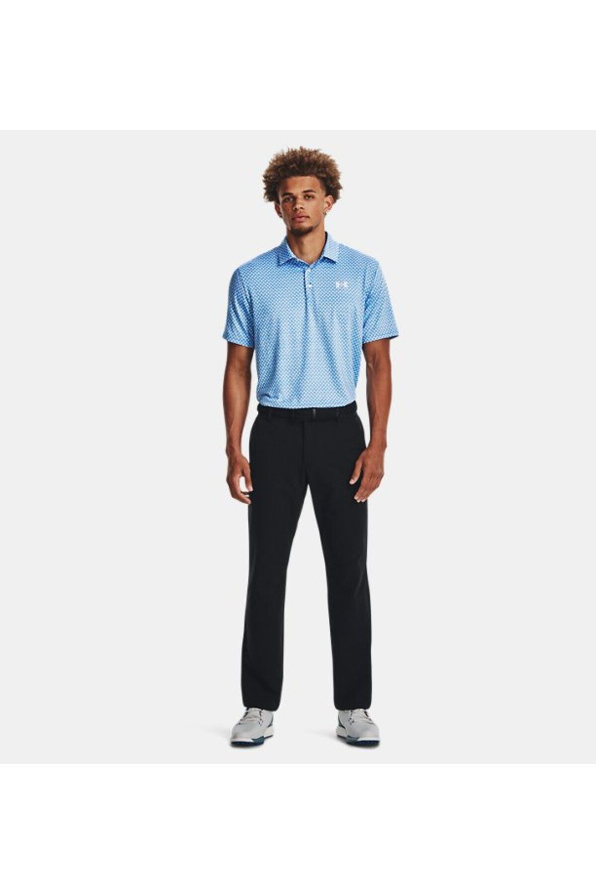 تی شرت آبی مردانه Playoff UA در 3.0 چاپی Polo 1378677 105 Under Armour