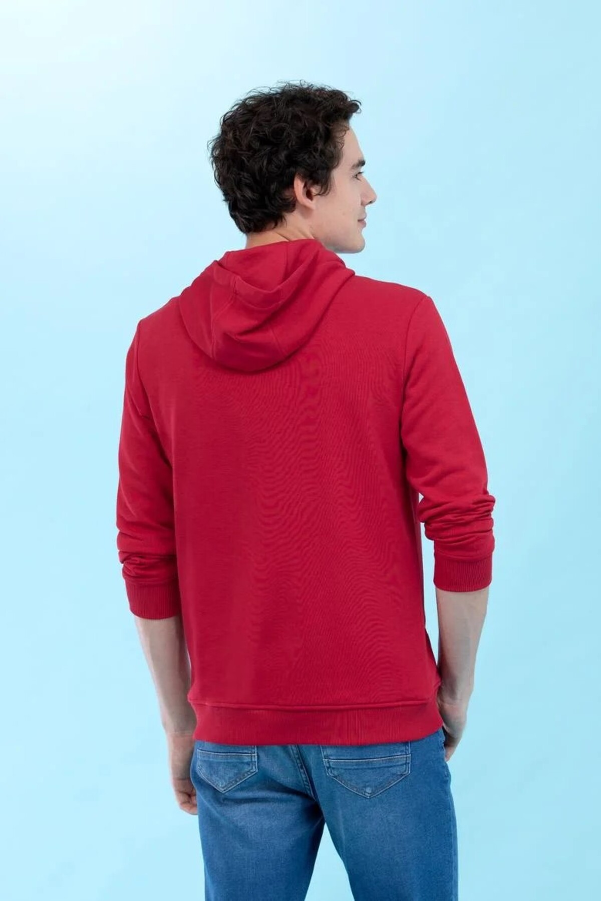 سویشرت مردانه قرمز یو اس پولو | G081SZ082.000.1700331.VR030 اورجینال - تصویر 7