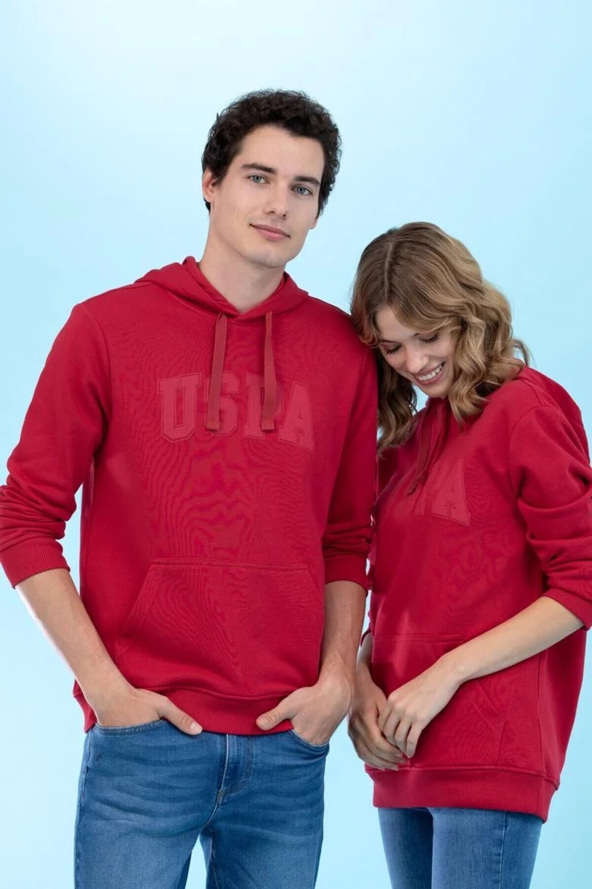 سویشرت مردانه قرمز یو اس پولو | G081SZ082.000.1700331.VR030 اورجینال - تصویر 2