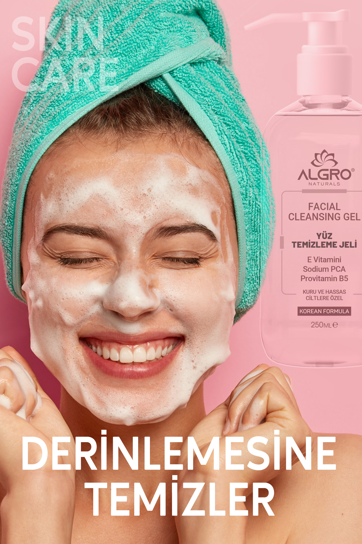 پاک کننده صورت   Algro | ALGYTJKURUHASSAS-2ADET اورجینال - تصویر 4