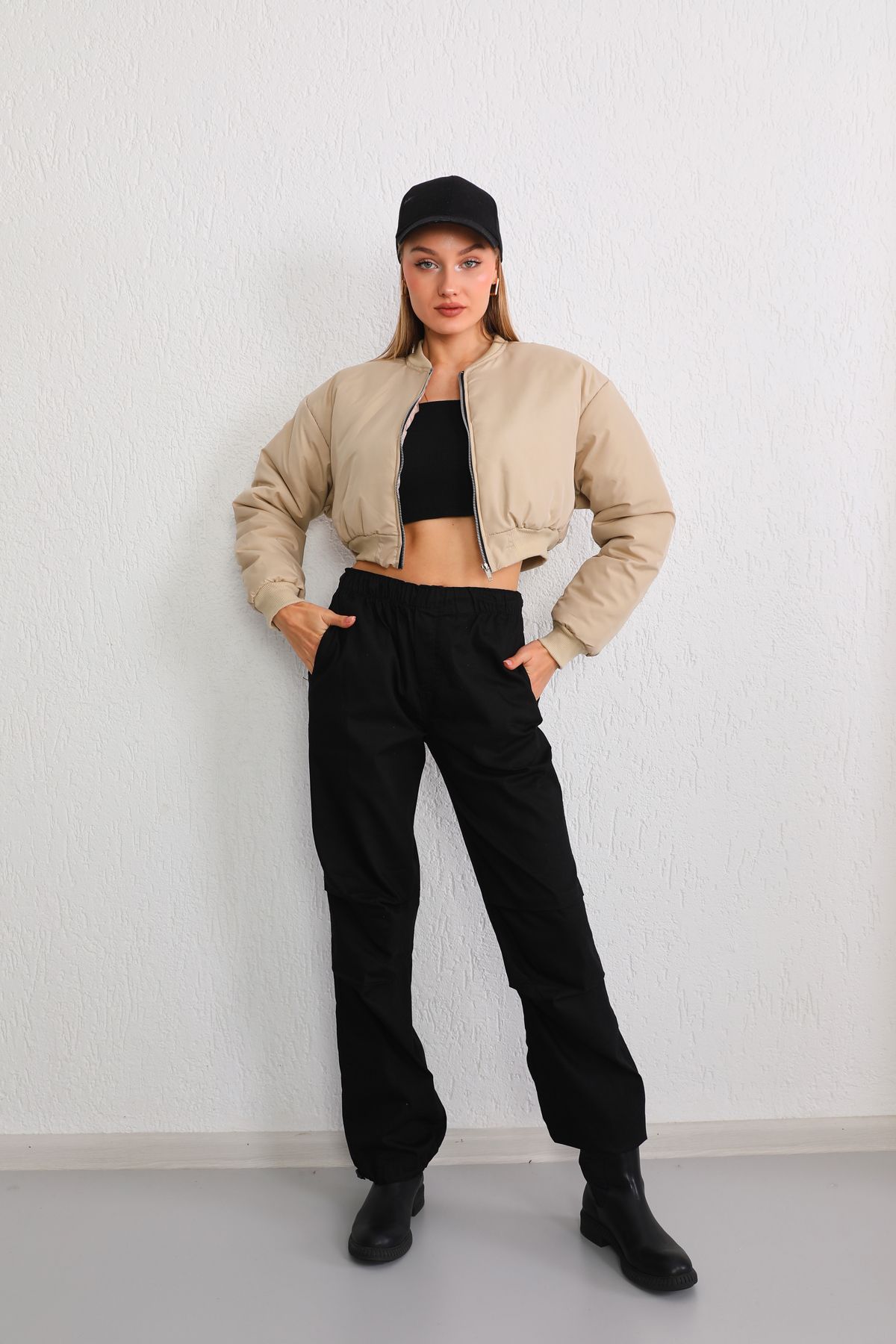 Zara crop bomber jacket cheap