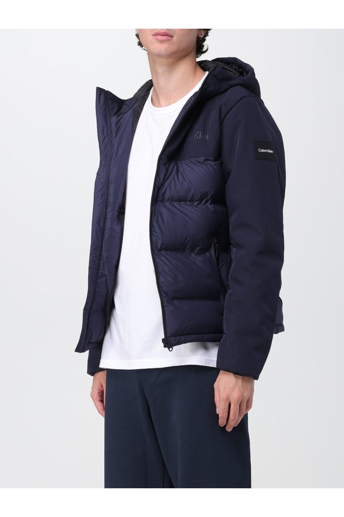 Blue calvin sale klein coat
