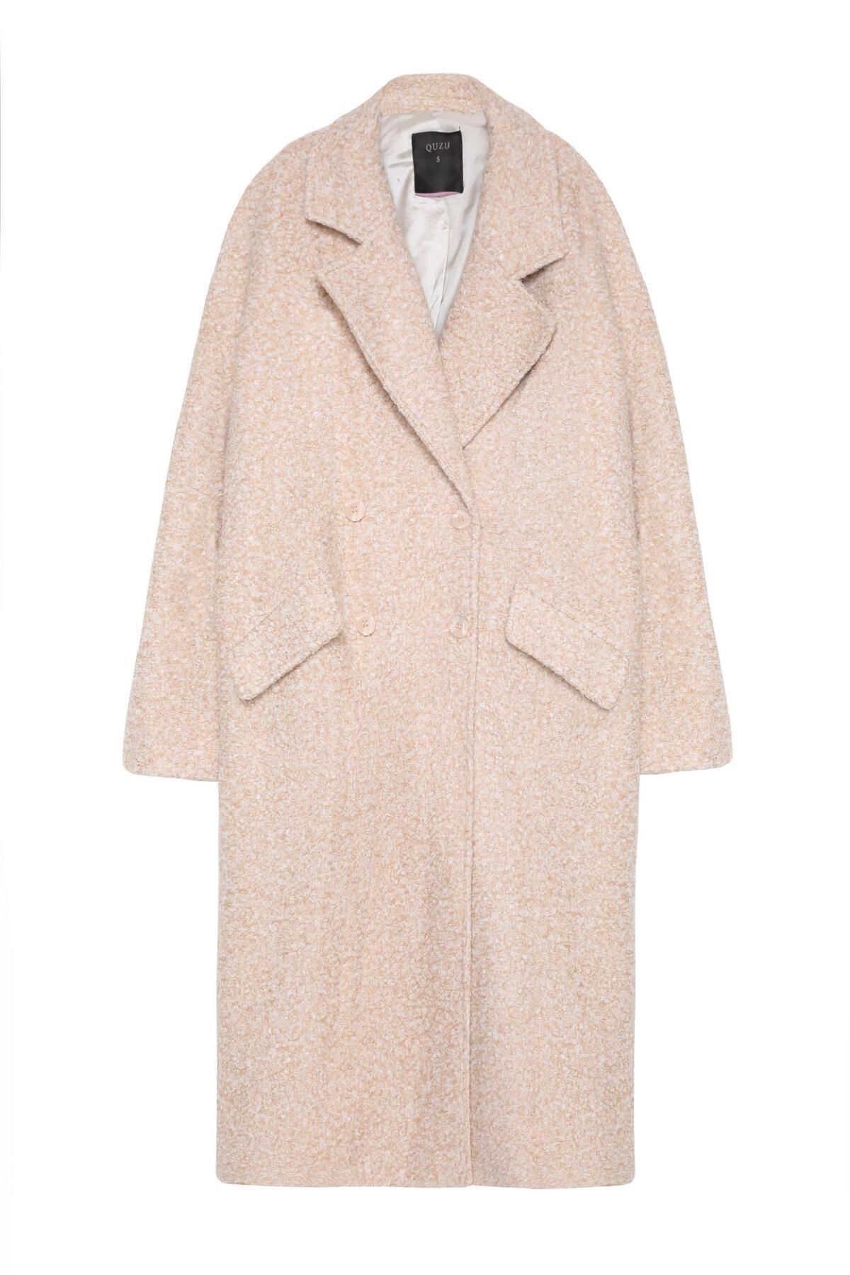 Zara deals boucle coat