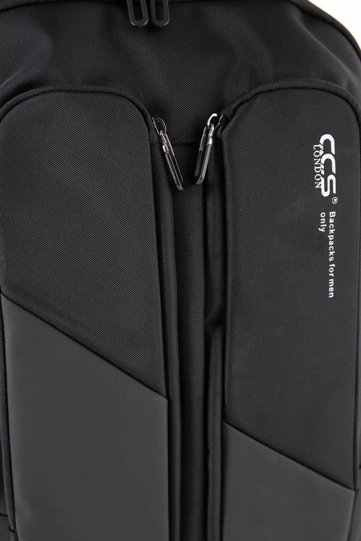 کوله پشتی زنانه مشکی ÇÇS | 51392-Imp اورجینال - تصویر 4