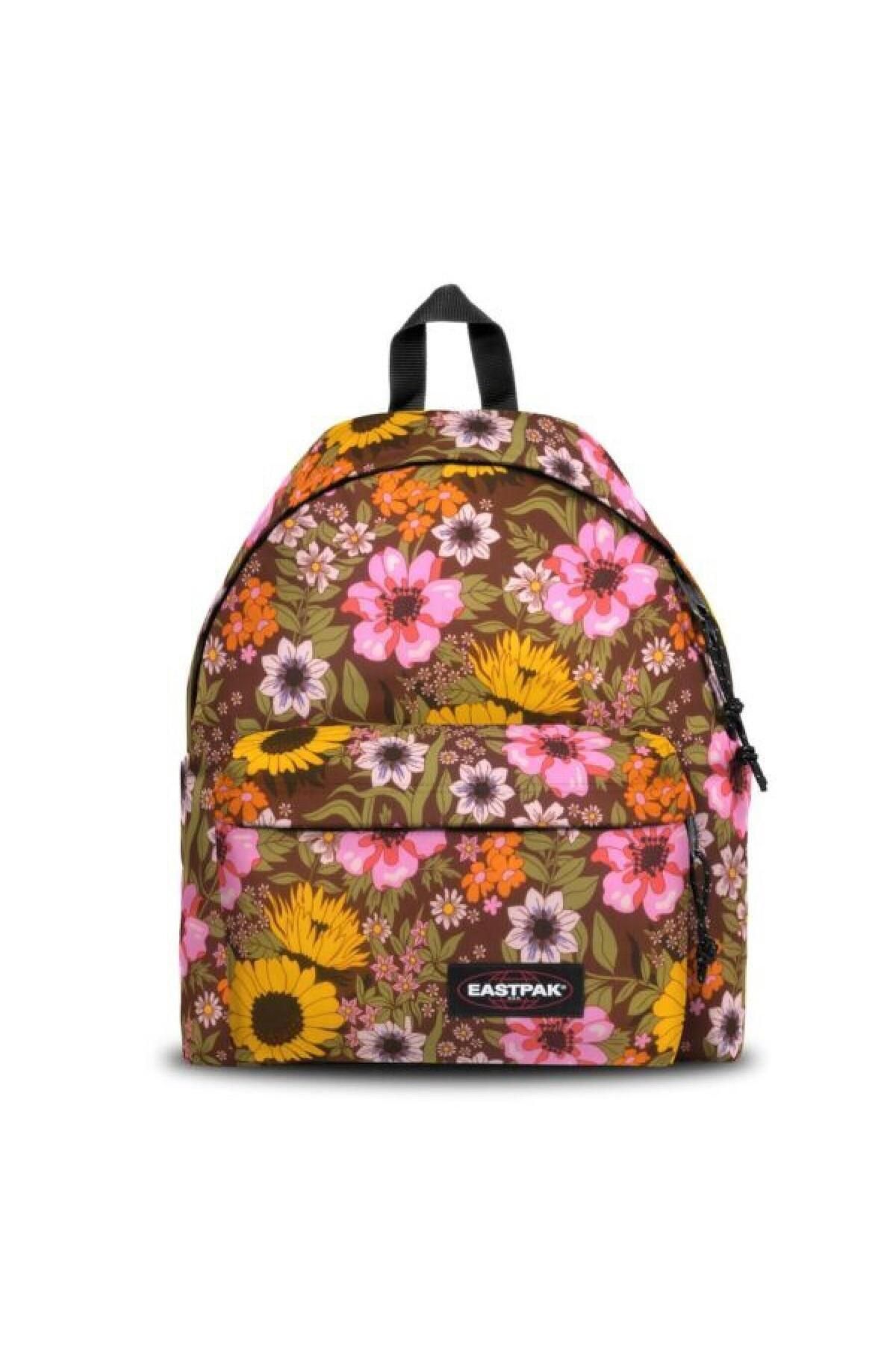 Eastpak Padded Pak'r Popflower Brown Backpack - Trendyol