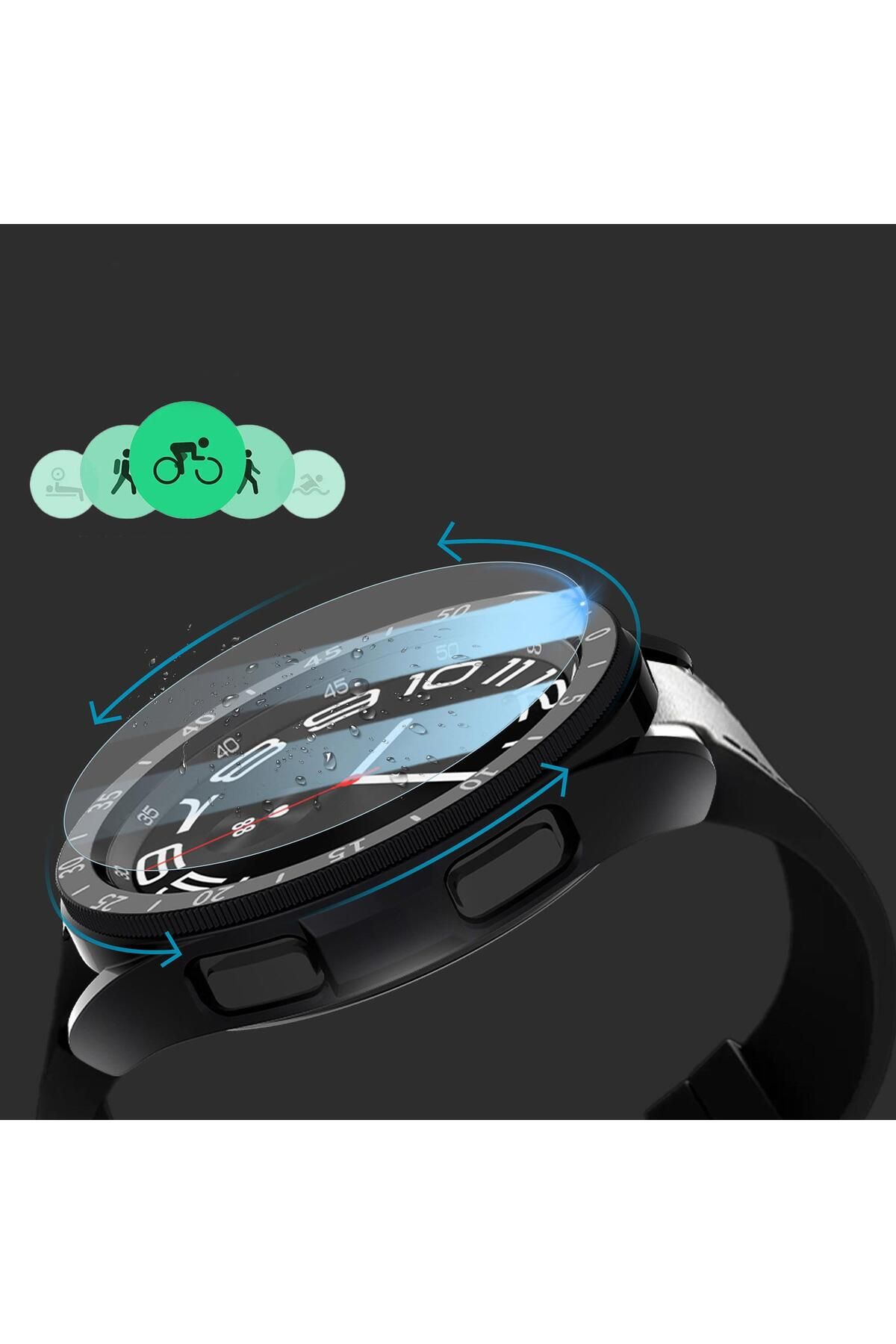 Galaxy watch active 2 bezel 2025 protector