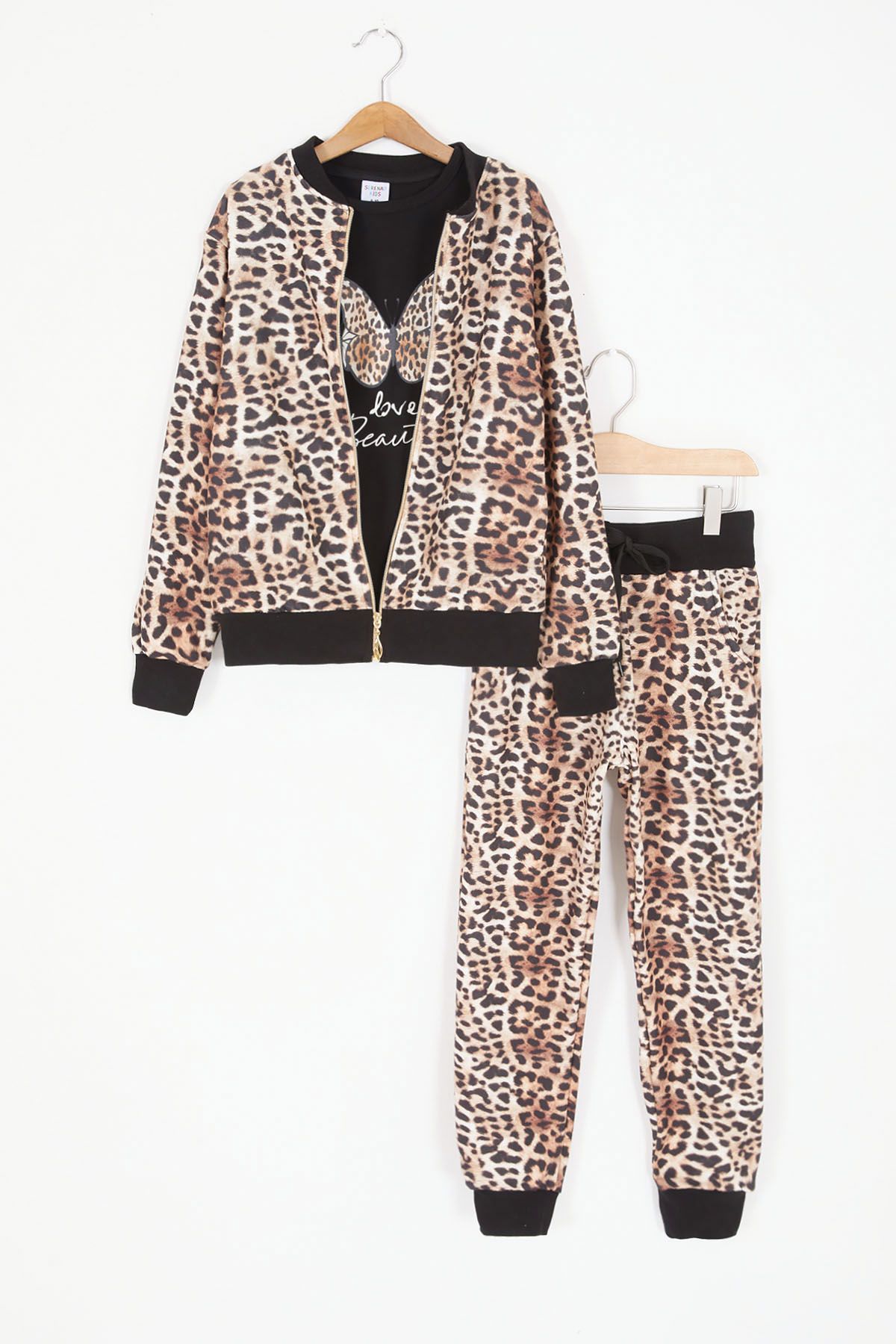 Leopard sweatsuit deals