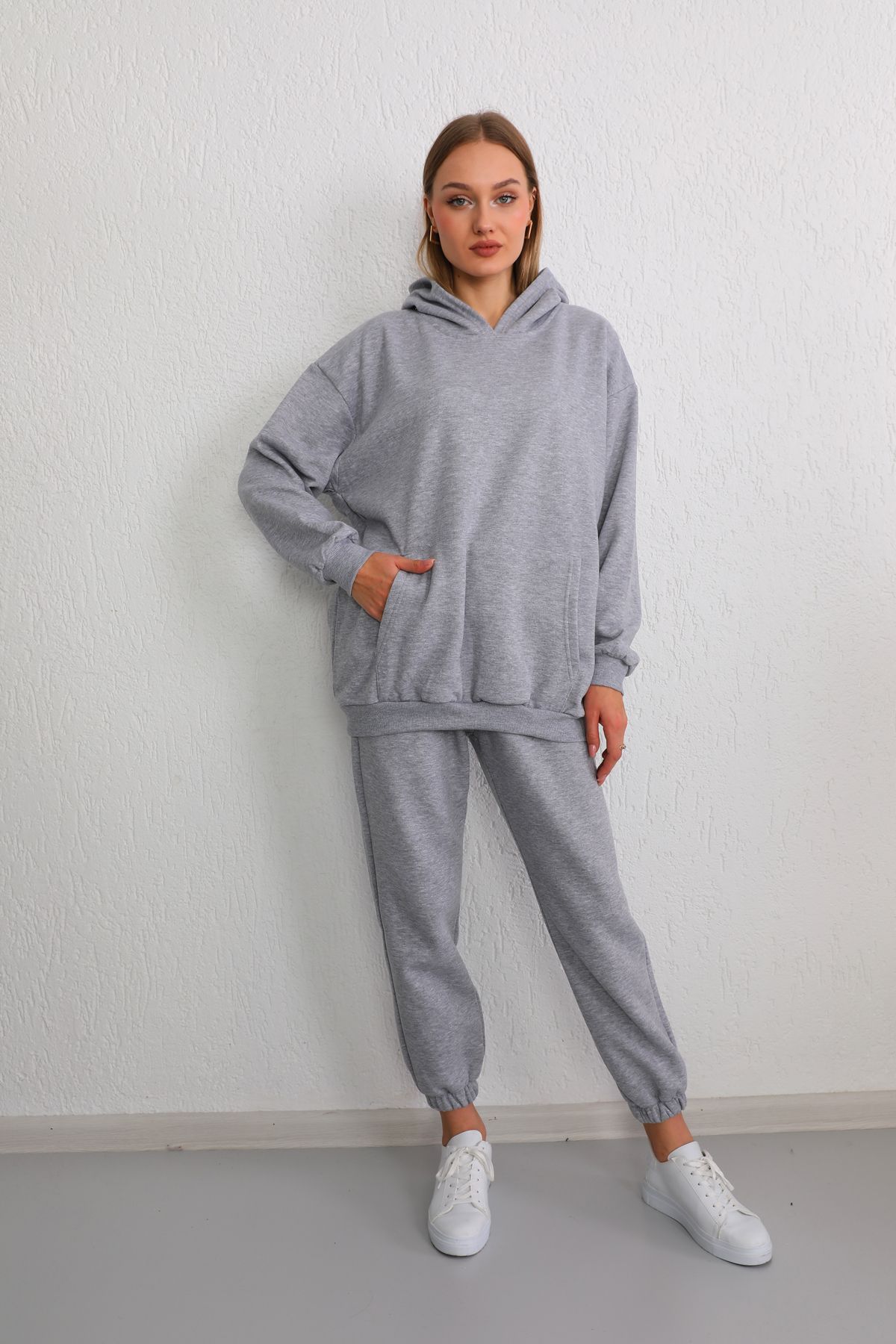 Ribbed tracksuit set hot sale