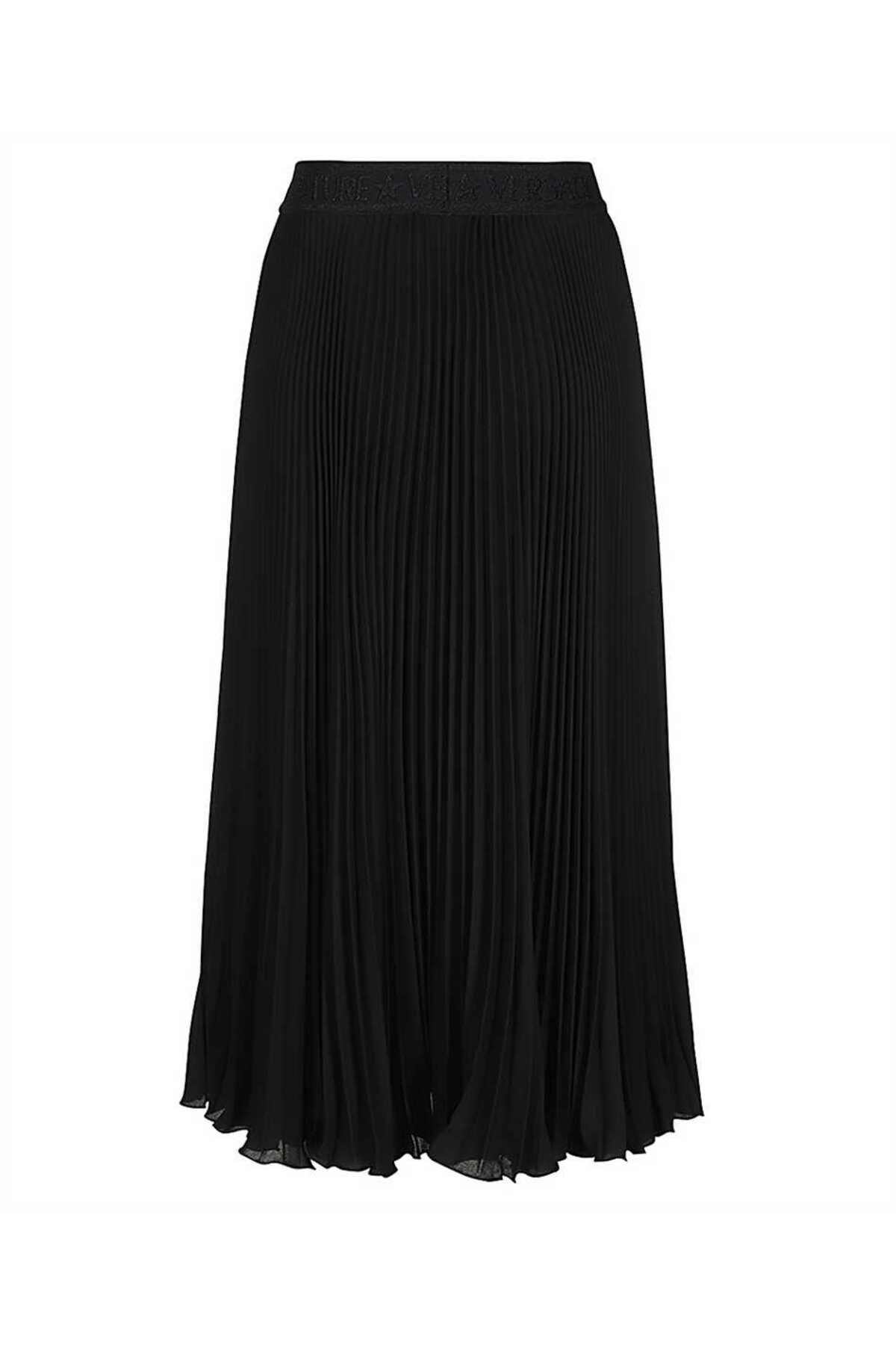 Black and deals white versace skirt