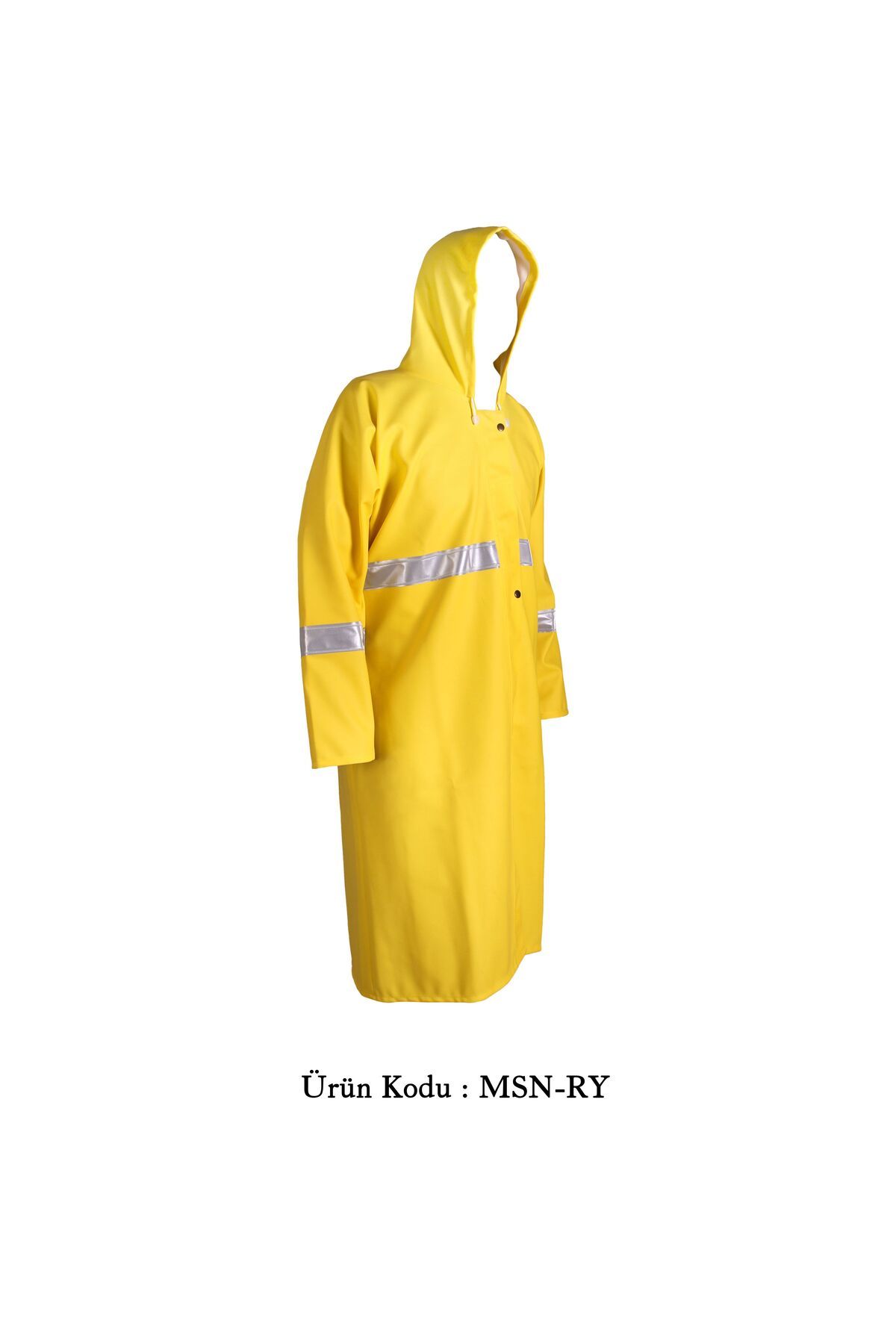 Yellow plus size top raincoat