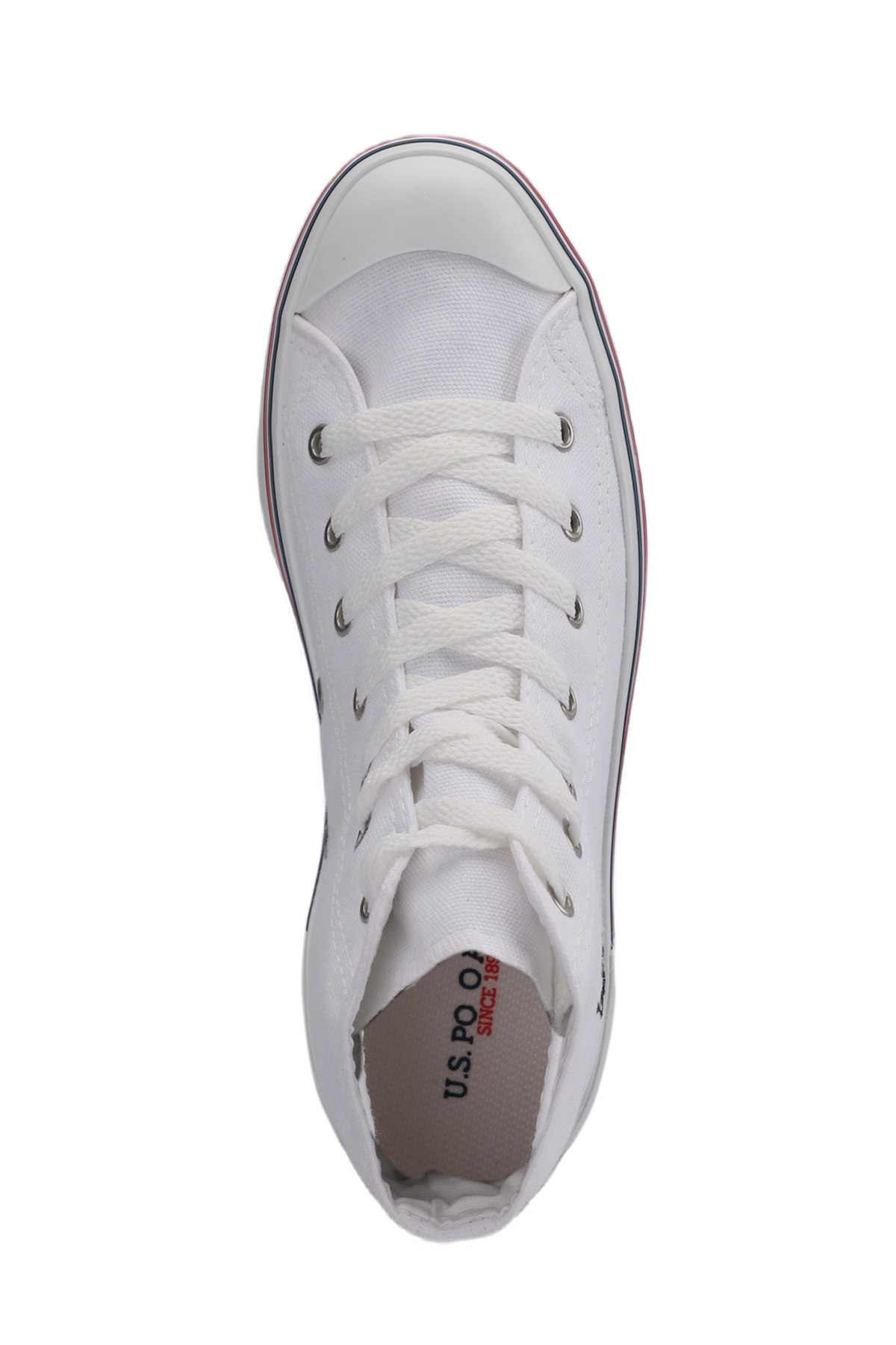 U.S. Polo Assn. یو اس پولو کفش ورزشی زنانه PENELOPE HIGH 3FX سفید اورجینال - تصویر 5