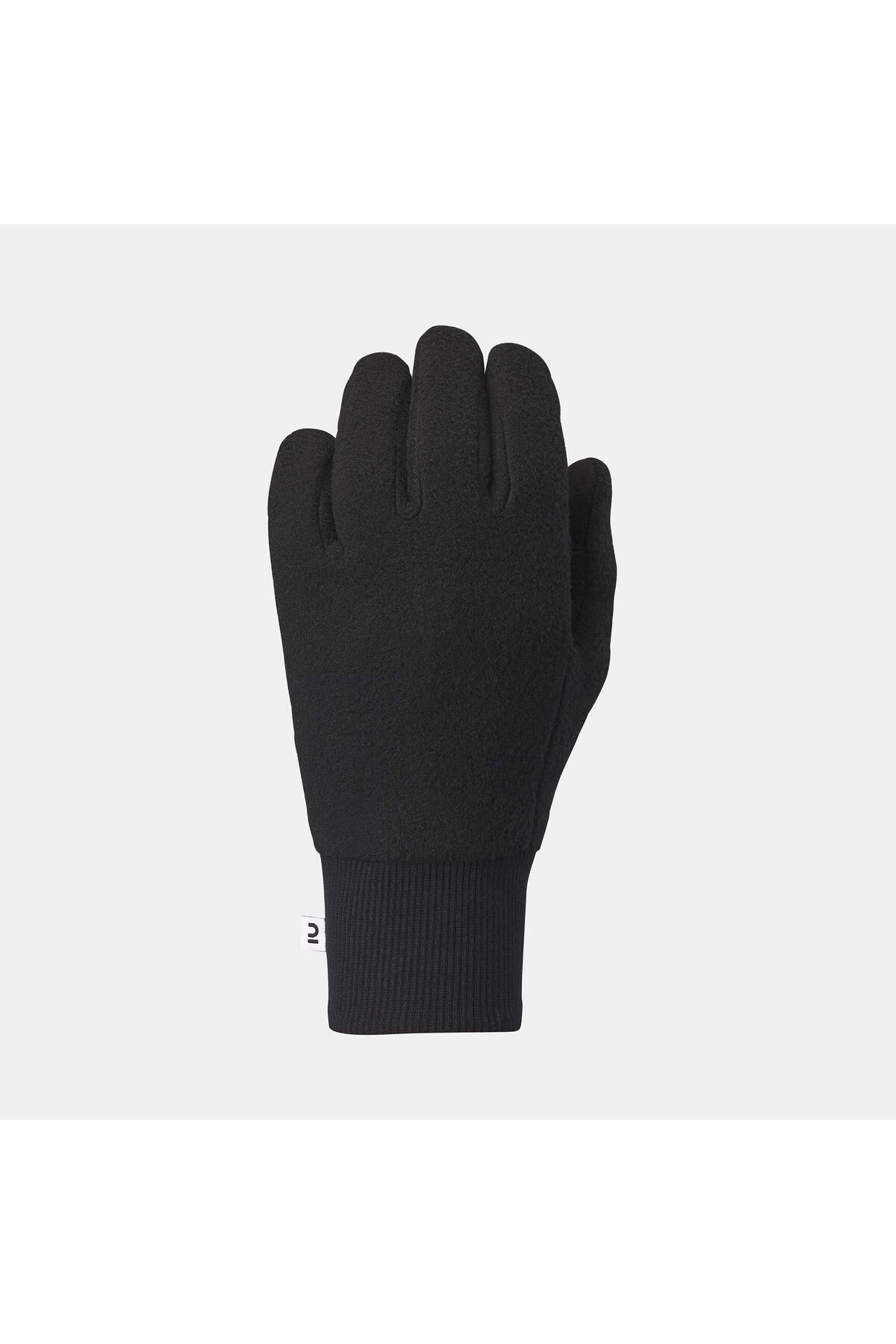 Decathlon دستکش پشمی Sh100 X Warm بچه گانه Quechua مشکی