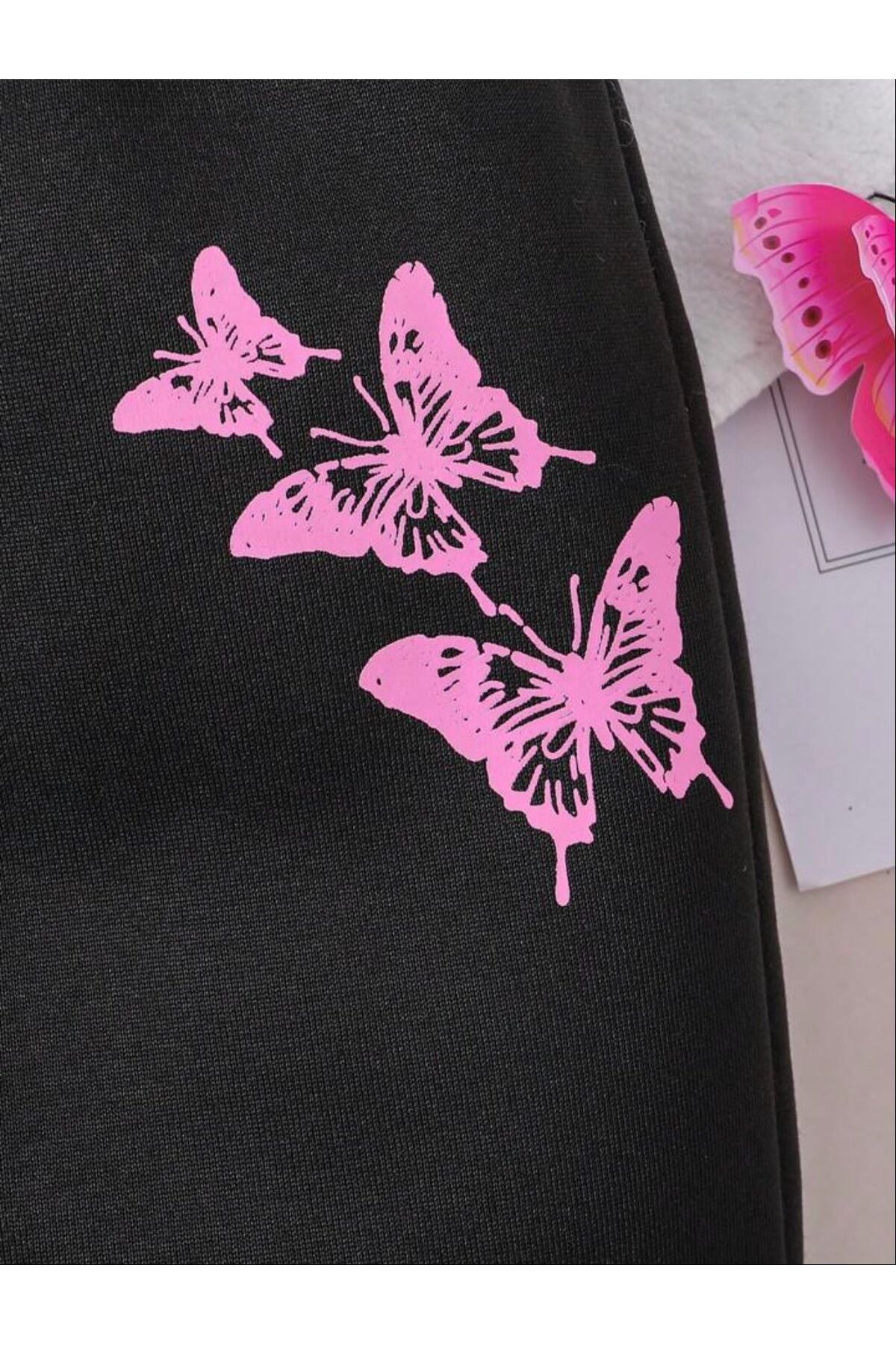 Pink best sale butterfly sweatpants